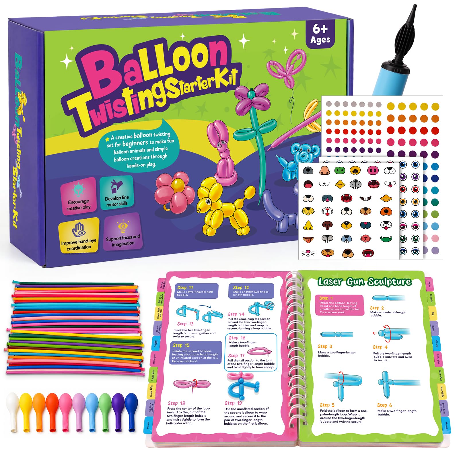 Broytain Balloon Twisting Kit