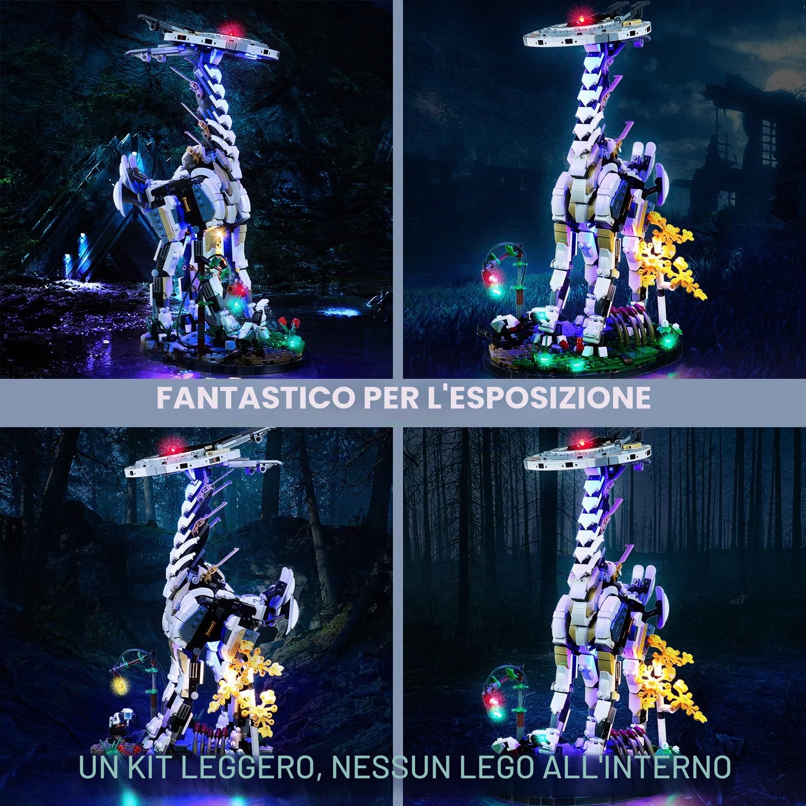 BrickBling Illuminazione a LED per Lego 76989 Horizon Forbidden West Tallneck (luce), set di luci creativi per gioco