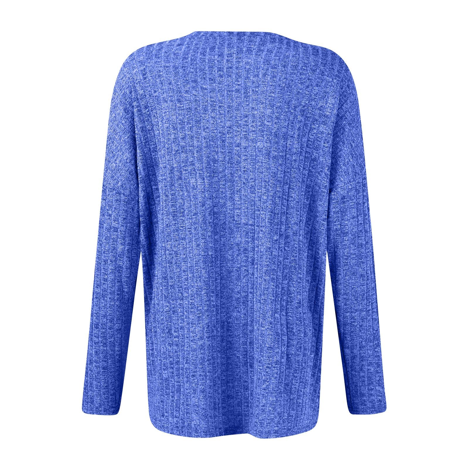 Singular-Point Strickpullover Damen Rundhals Langen Ärmeln Pullover Elegant Strickpulli Lässig Winterpullover Einfarbig Pulli Oberteile Sweater