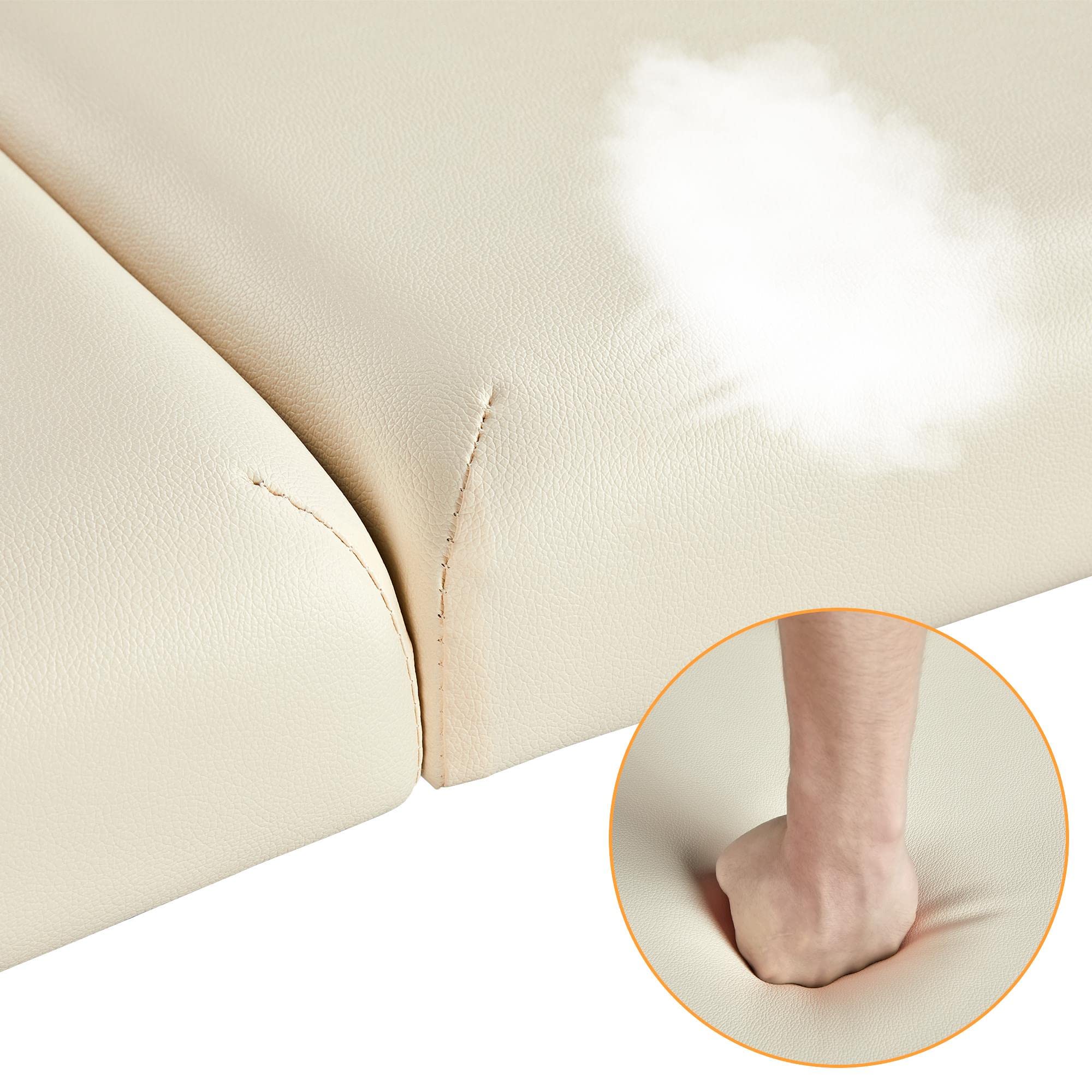 Yaheetech Massageliege 70cm breit Mobile Aluminium Massagetisch 3 Zonen höhenverstellbar mit hochwertiger Kopfstütze und Transporttasche bis 250kg belastbar Beige