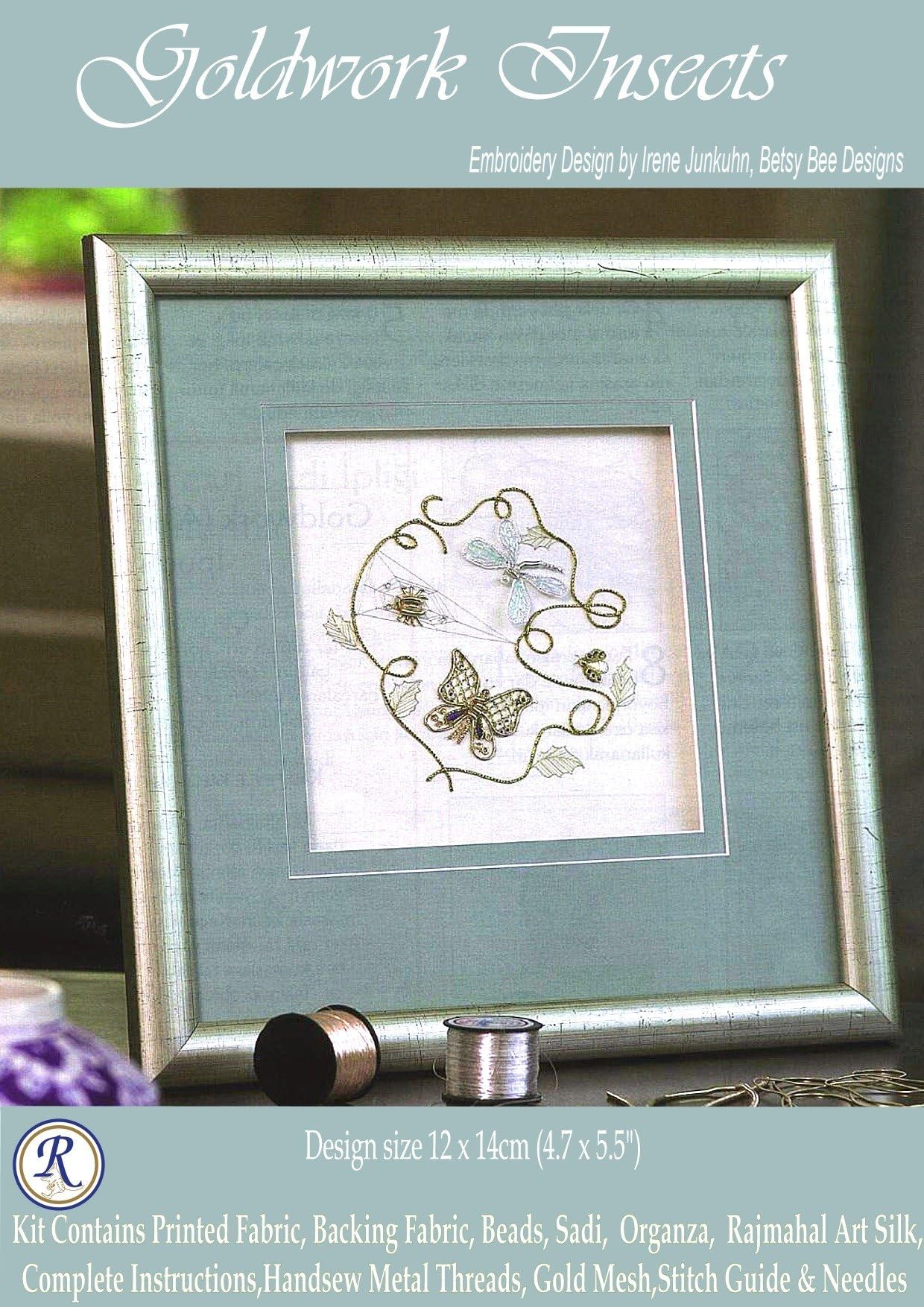 Goldwork Insects Needlework Embroidery Kit