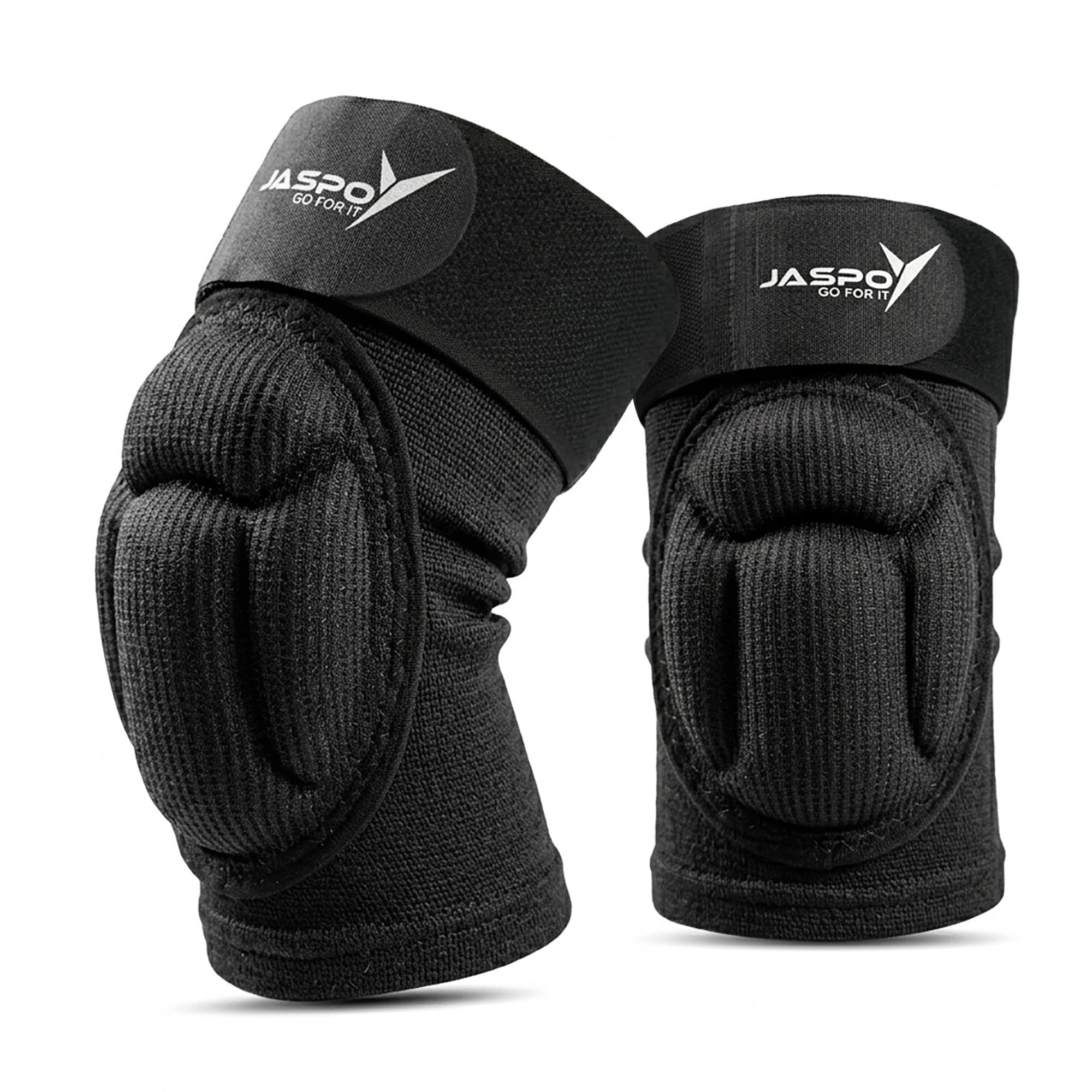 jaspo Roll Safe Knee Guards for Kids & Adults| Protective Knee Support for Skating, Cycling, Volleyball, Gym, Fitness & Sports| Shock Absorbent Foam Padding| 28-35cm Comfortable Fit (Small, Knee)-image-10