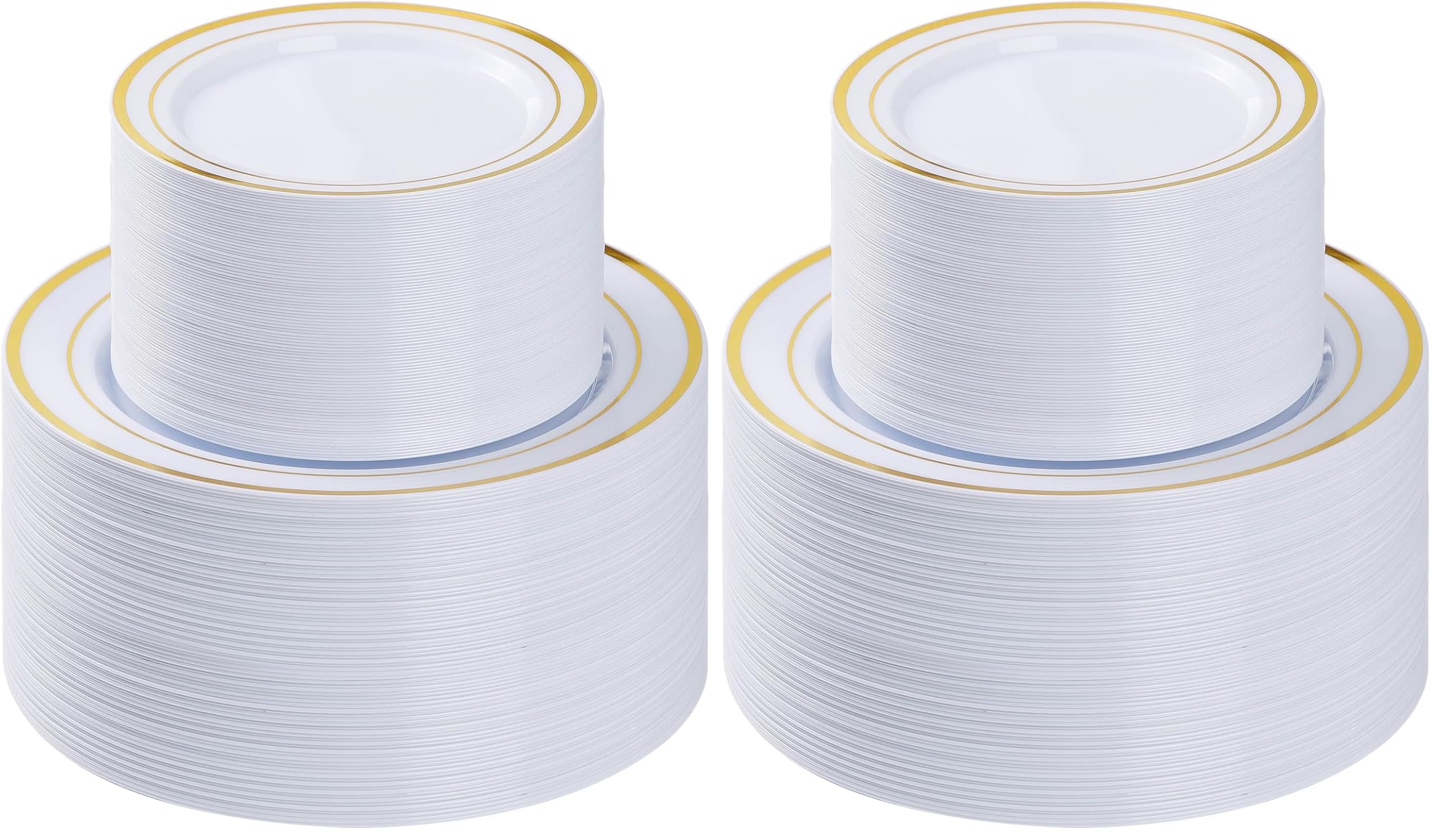200 Silver Disposable Plates - Party & Event Plates -26 200 Silver Disposable Plates - Party & Event Plates -26