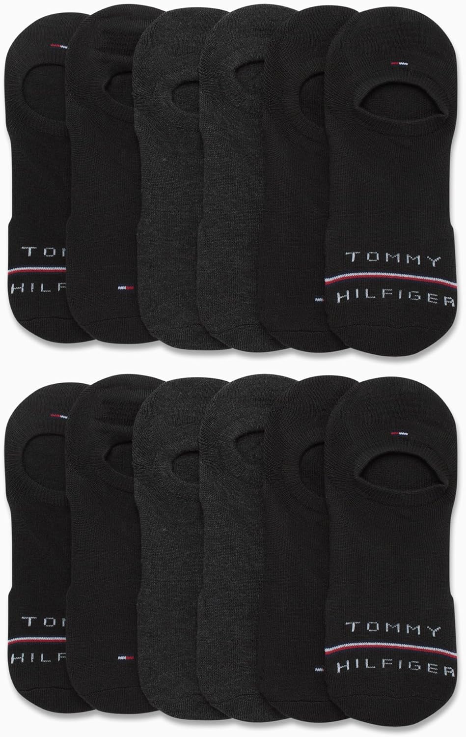 Tommy Hilfiger Men's Athletic Socks - Cushion No Show Socks (12 Pack) - Image 3