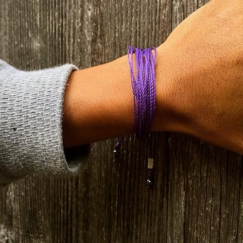Miniatura 5 de Purple Awareness Bracelet Pancreatic Cancer, Alzheimer's Disease, Heroin and Opiod Awareness for Custom Sized for Men, Women, Teens and Kids