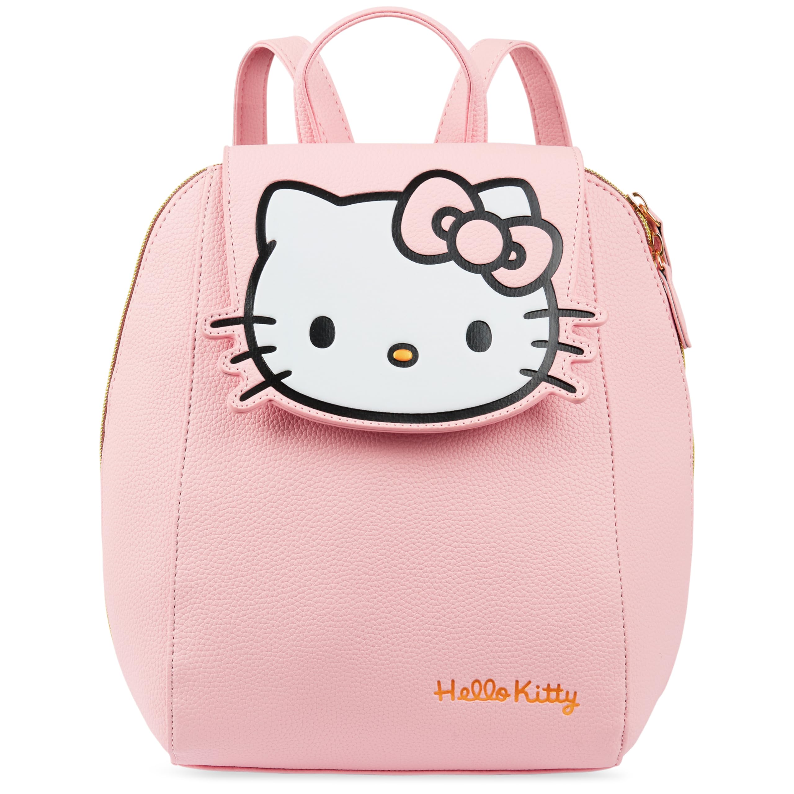 Get Trend Hello Kitty Sanrio Sac à Dos Femme et Ado, Sac Kawaii Mode en Similicuir PU, pour Travail, Voyage ou Loisirs, Cadeau Original (Rose Hello Kitty)