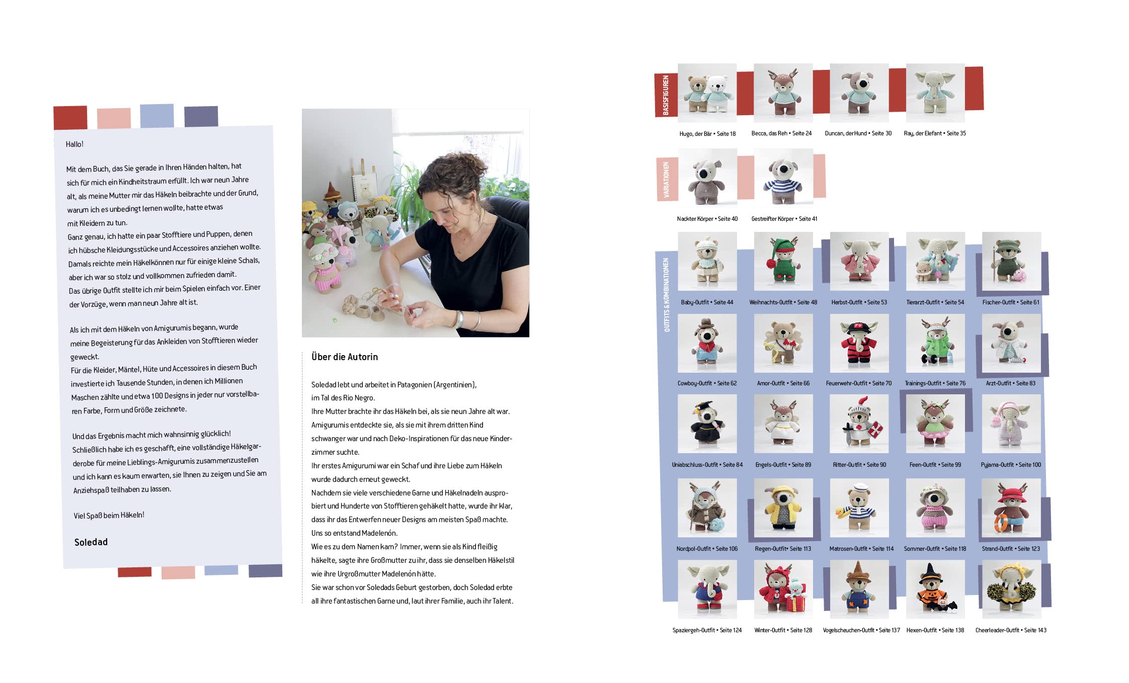 Tierisch süße Häkelfreunde – Amigurumi-Kleidung häkeln mit der Designerin Madelenón: Über 100 Outfit-Kombis: Ballett, Feuerwehr, Halloween, Weihnachten, Valentinstag und vieles mehr