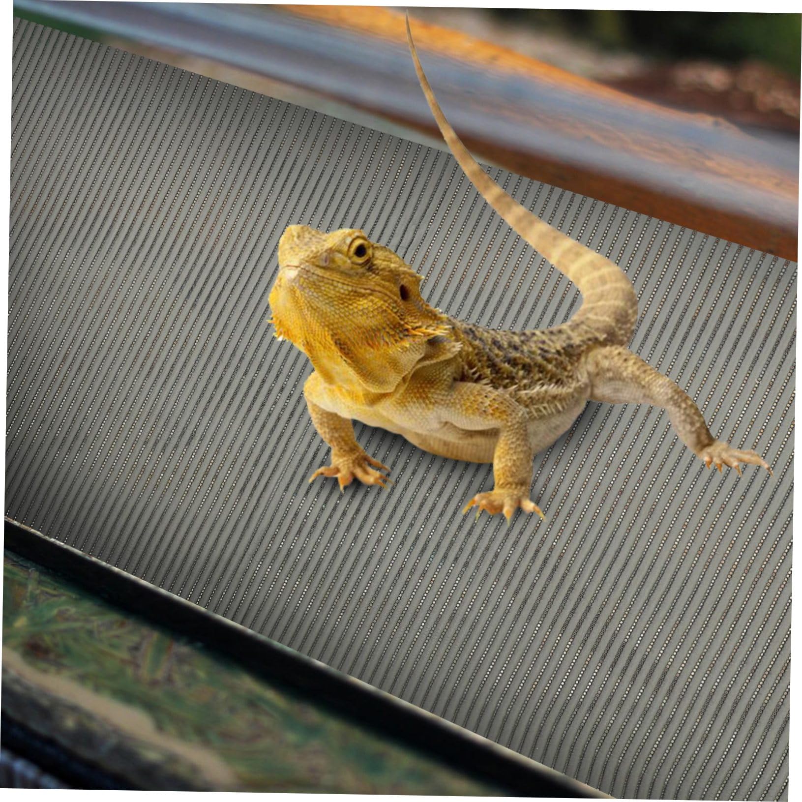 Sosoport Reptilienmatte aus Polyester Waschbar und Wiederverwendbar Zuschneidbar für Schildkröten Terrarium und Reptilienbecken