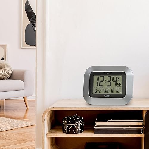 Miniatura 7 de La Crosse Technology WT-8005U 9pulgadas Reloj atómico digital de pared