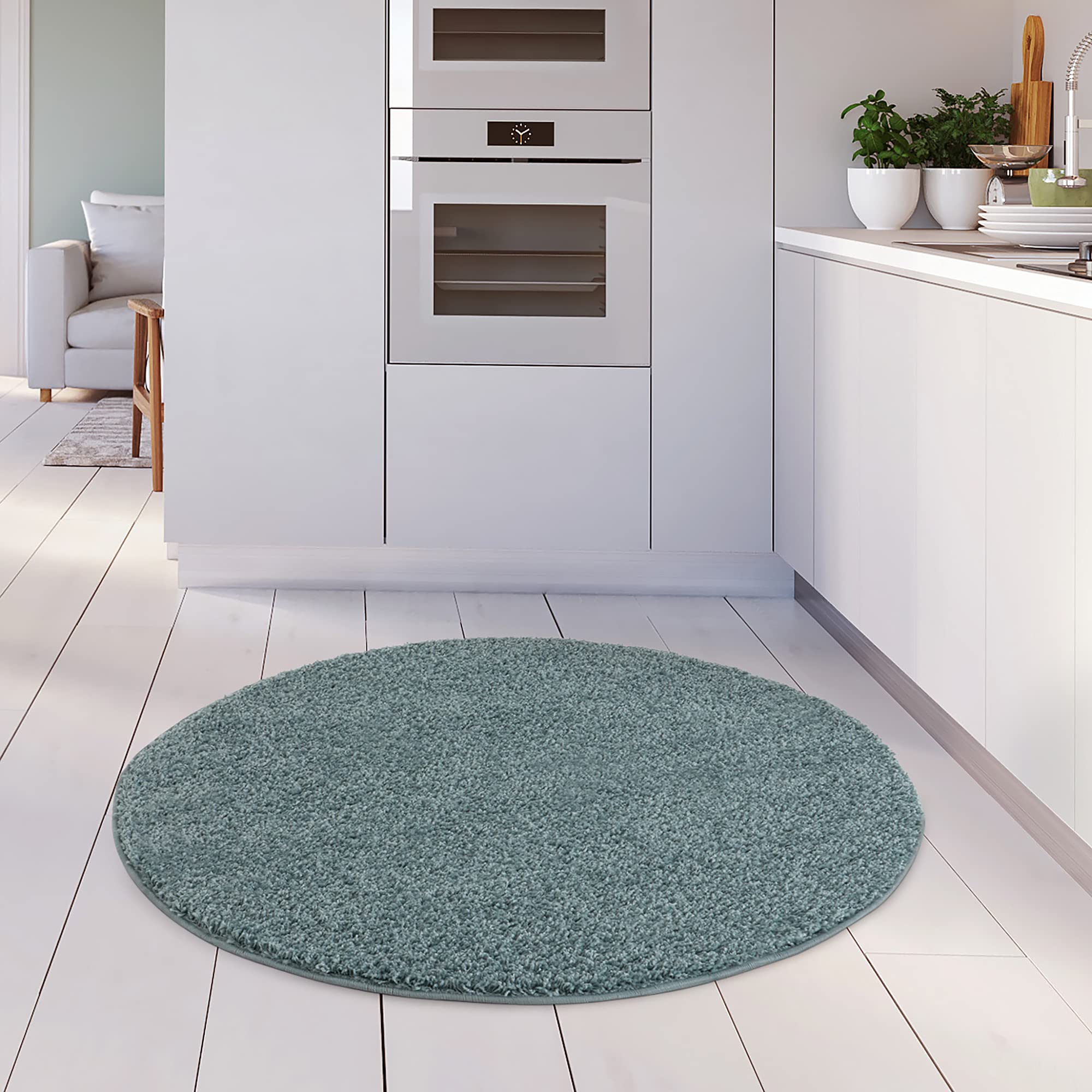 THE RUGS Living Room Rug, Shaggy Soft And Elegant Carpets for The Bedrooms And Kitchen Easy To Clean - Image 2
