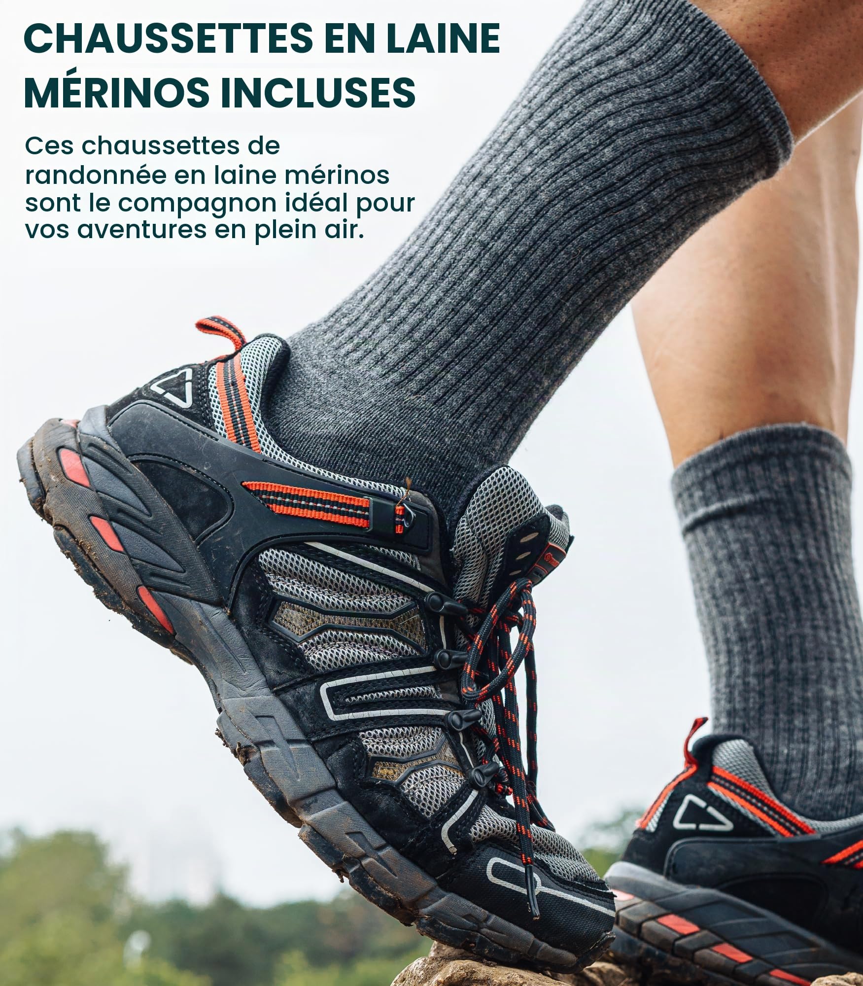 Merinos Base Layer Sport Homme (Deep Blue, Small)