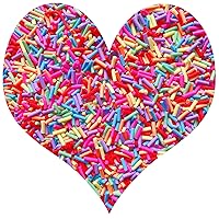 Vista 16 de EHOPE 50g de chispitas falsas de resina, chispitas falsas de caramelo, chispitas de arcilla, chispitas de polímero, rebanadas de arcilla de polímero