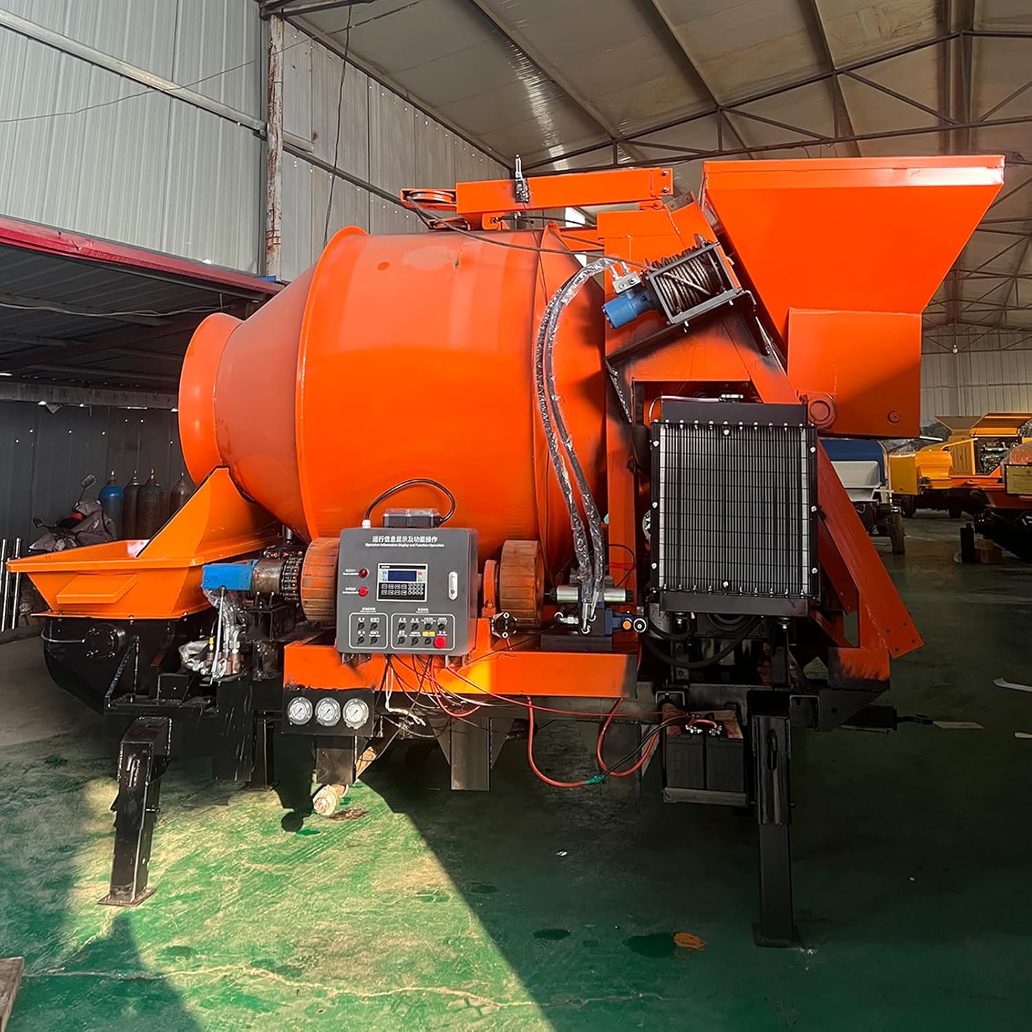 Concrete Mixer with Pump, Concrete Pump Small Machine, Concrete Mixing and Pumping Machine for Construction