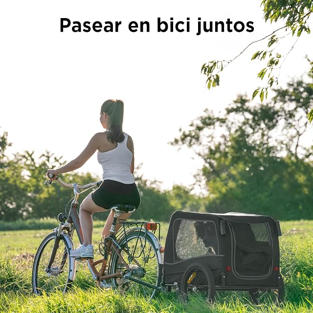 Foto 3 de 8 de Trevopet® Remolque 2 en 1 - Carrito y Cochecito para Perros Pequeños y Medianos hasta 30 kg