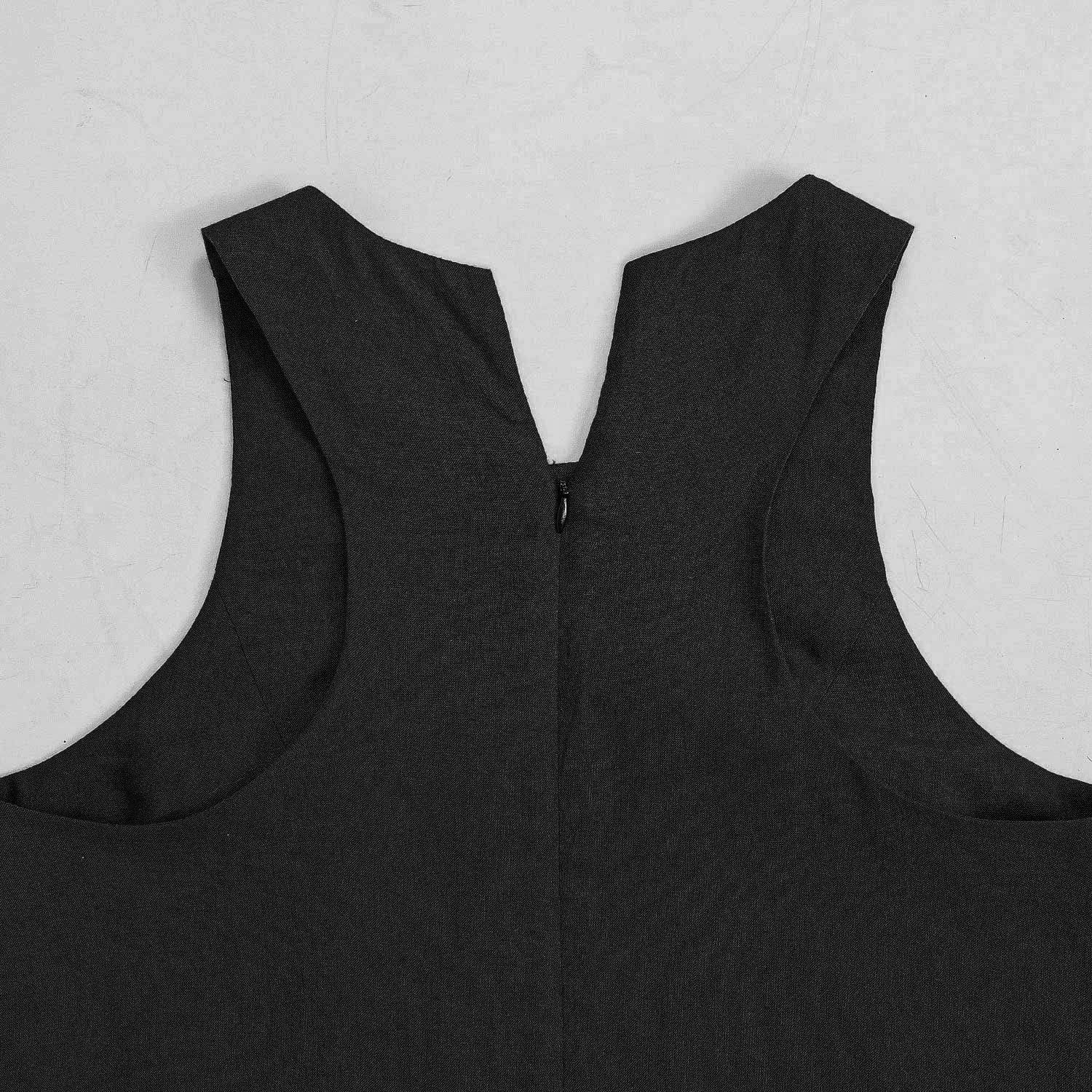 Mingyuezai Women's Sleeveless Linen Maxi Dress Casual Long Dresses with Pockets - Image 6