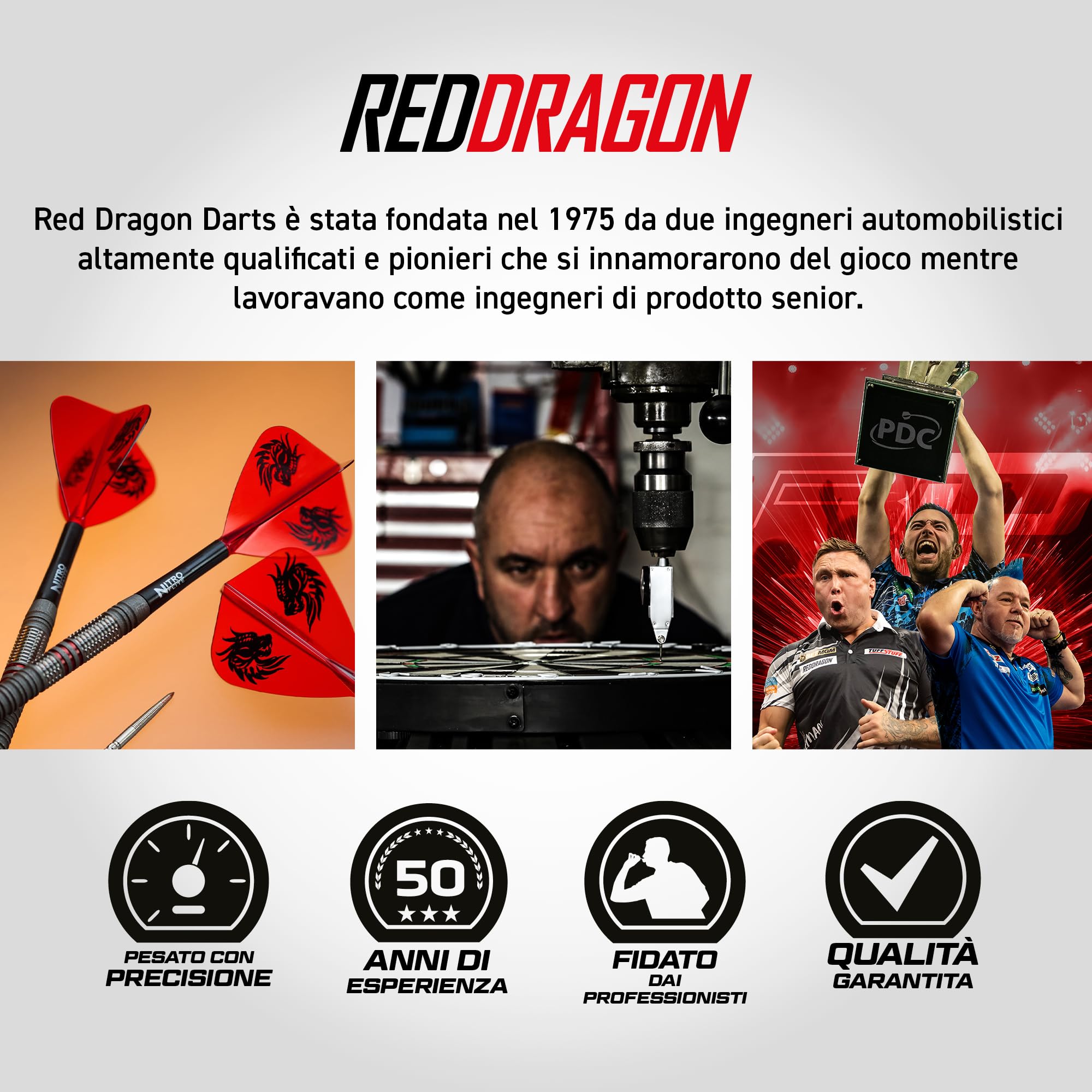 RED DRAGON Jonny Clayton Hiraeth - Set di freccette professionali originali e punti di commutazione alimentati da Winmau | Set di freccette professionali al 90% in tungsteno con alette e aste