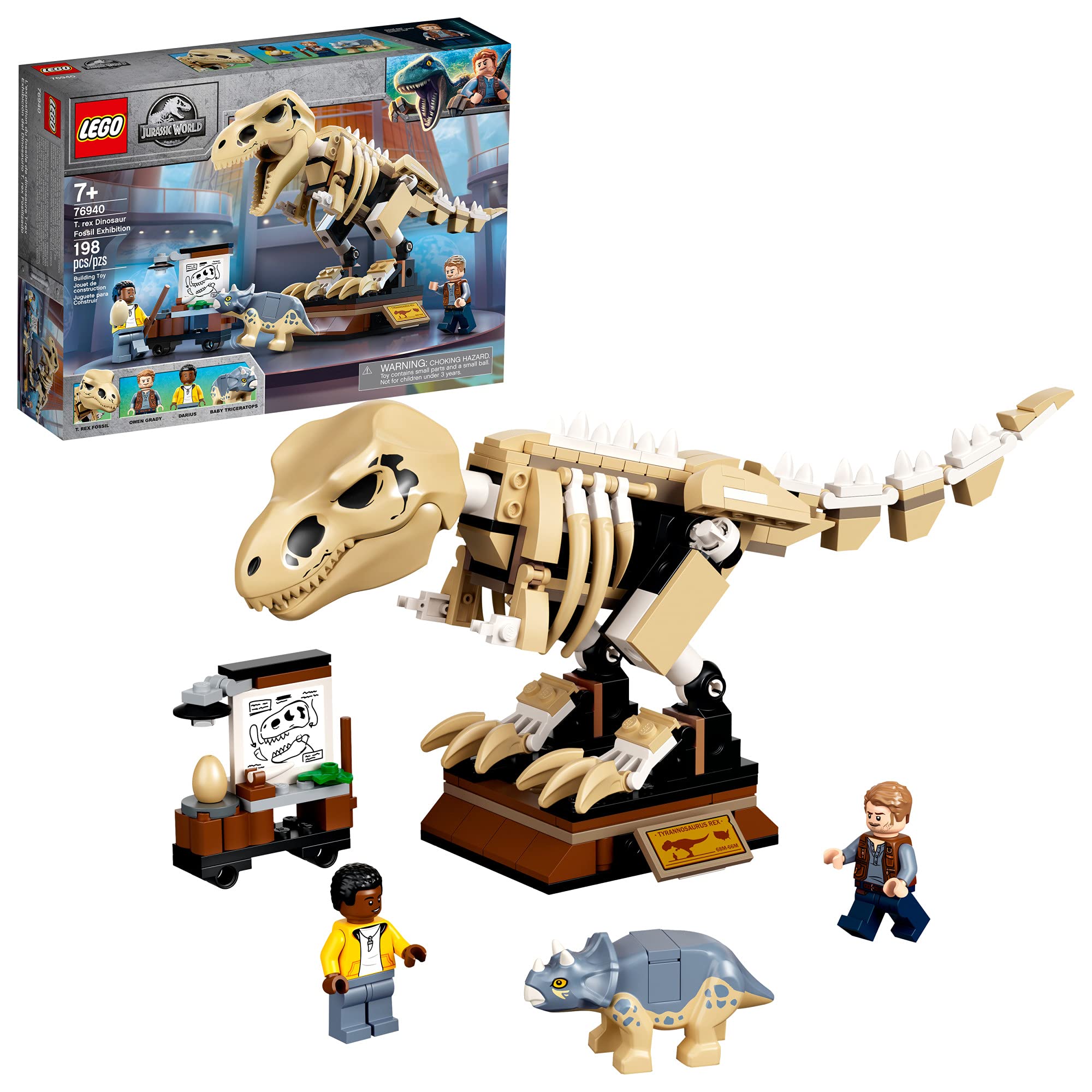 Buy LEGO Jurassic World T Rex Dinosaur Fossil Exhibition 76940 
