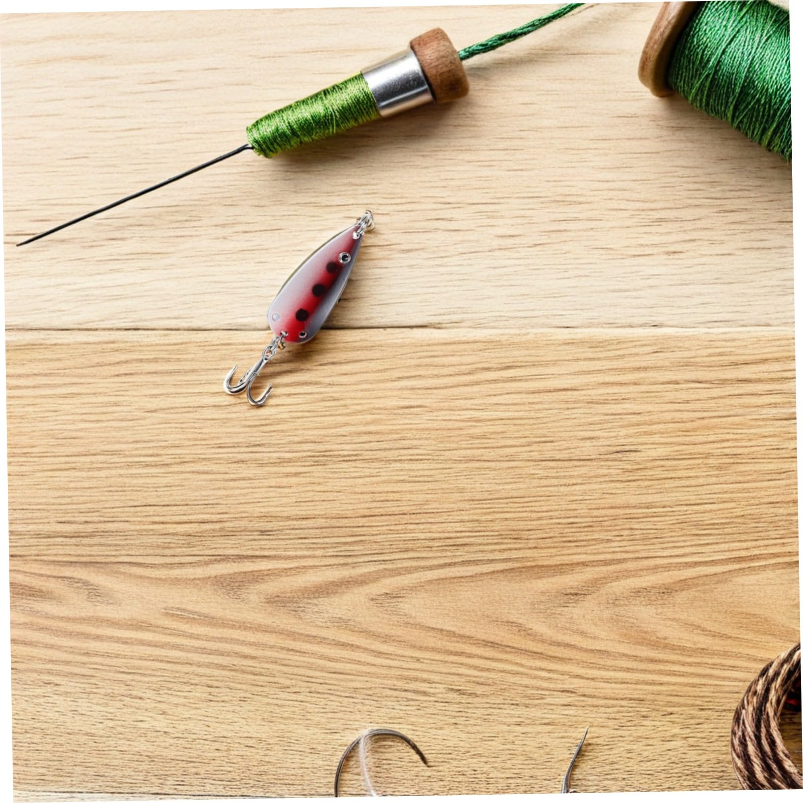 Toyvian Señuelo de Pesca de Hierro con Lentejuelas, Pez, 30 Piezas