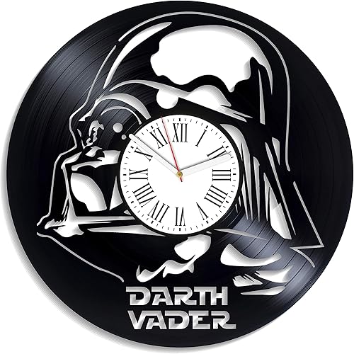 Darth Vader Art Regalos de cumpleaños, decoración hecha a mano para guardería, decoración de pared Jedi, película de Star Wars, película vintage,