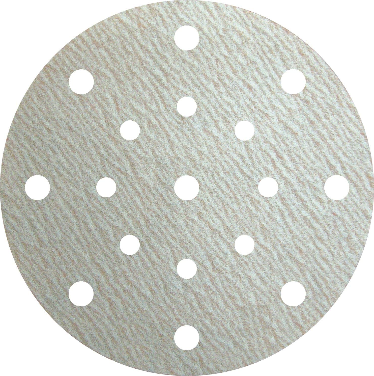 PS 73 CWK - Discos de lija (150 mm de diámetro, GLS 51, 17 agujeros, 100 unidades, grano: 120 unidades, 100 unidades)