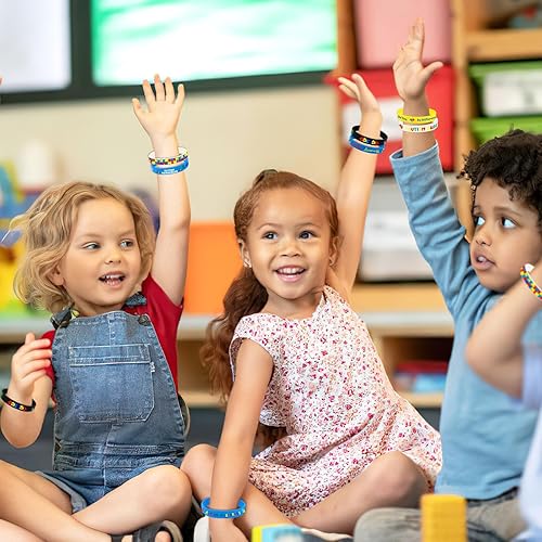 Miniatura 180 de JUNEBRUSHS 42 piezas de accesorios de concientización sobre el cáncer de mama, pulseras de silicona, accesorios de coraje y esperanza para mujeres