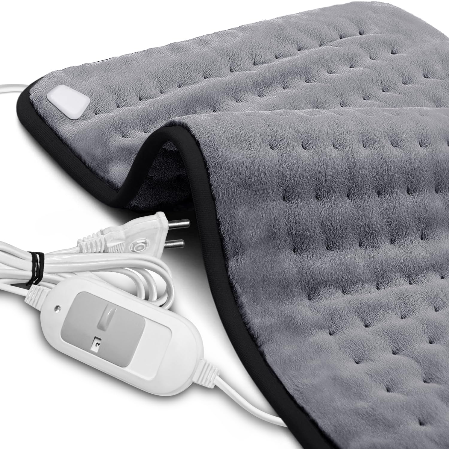 ELOVE Electric Heating Pad for Pain Relief [2.65 Meter Power Cord] Orthopaedic Heating Belt for Muscle ,Shoulder, Neck, Back Pain Relief & Period Cramps with Auto Heat Control Technology Heat belt - Grey (B0D9BQYPKF) Amazon Price History, Amazon Price Tracker