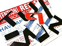 Vista 1 de Letras de portón trasero negro mate compatibles con insertos traseros platino 2015-2017, no calcomanías