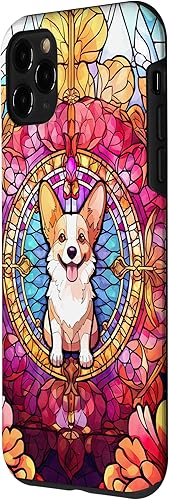 Miniatura 2 de Funda estética para iPhone 11 Pro con diseño de corgi