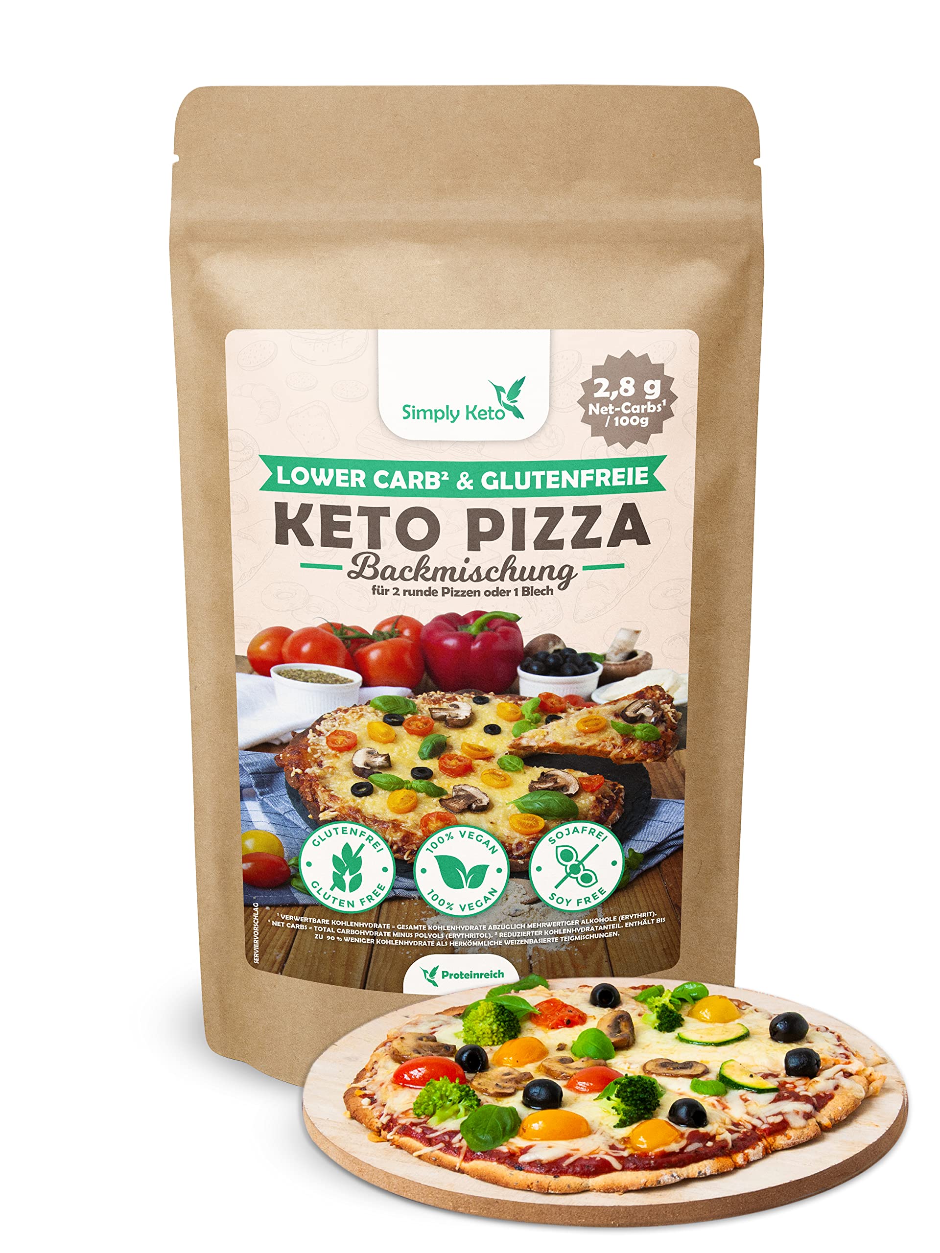Simply Keto Pizza Backmischung 290 g