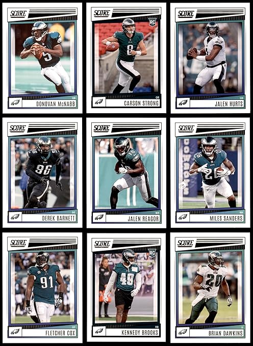 2022 Score Philadelphia Eagles Almost Complete Team Set Philadelphia Eagles (Set) NM/MT Eagles