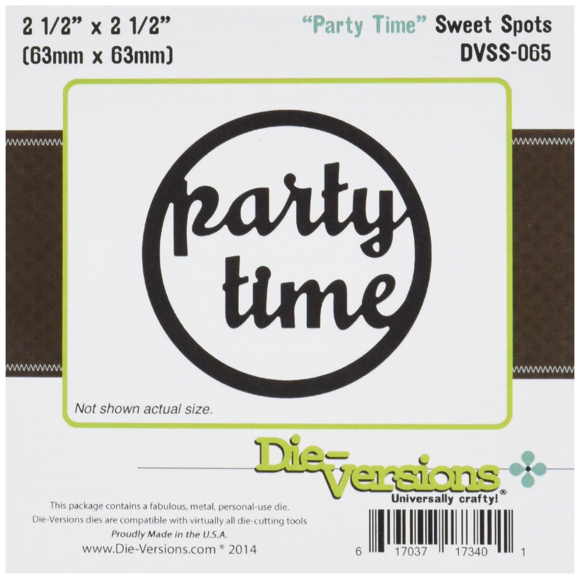 Sweet Spots Party Time Word Design Die, Multi-colour - Image 2