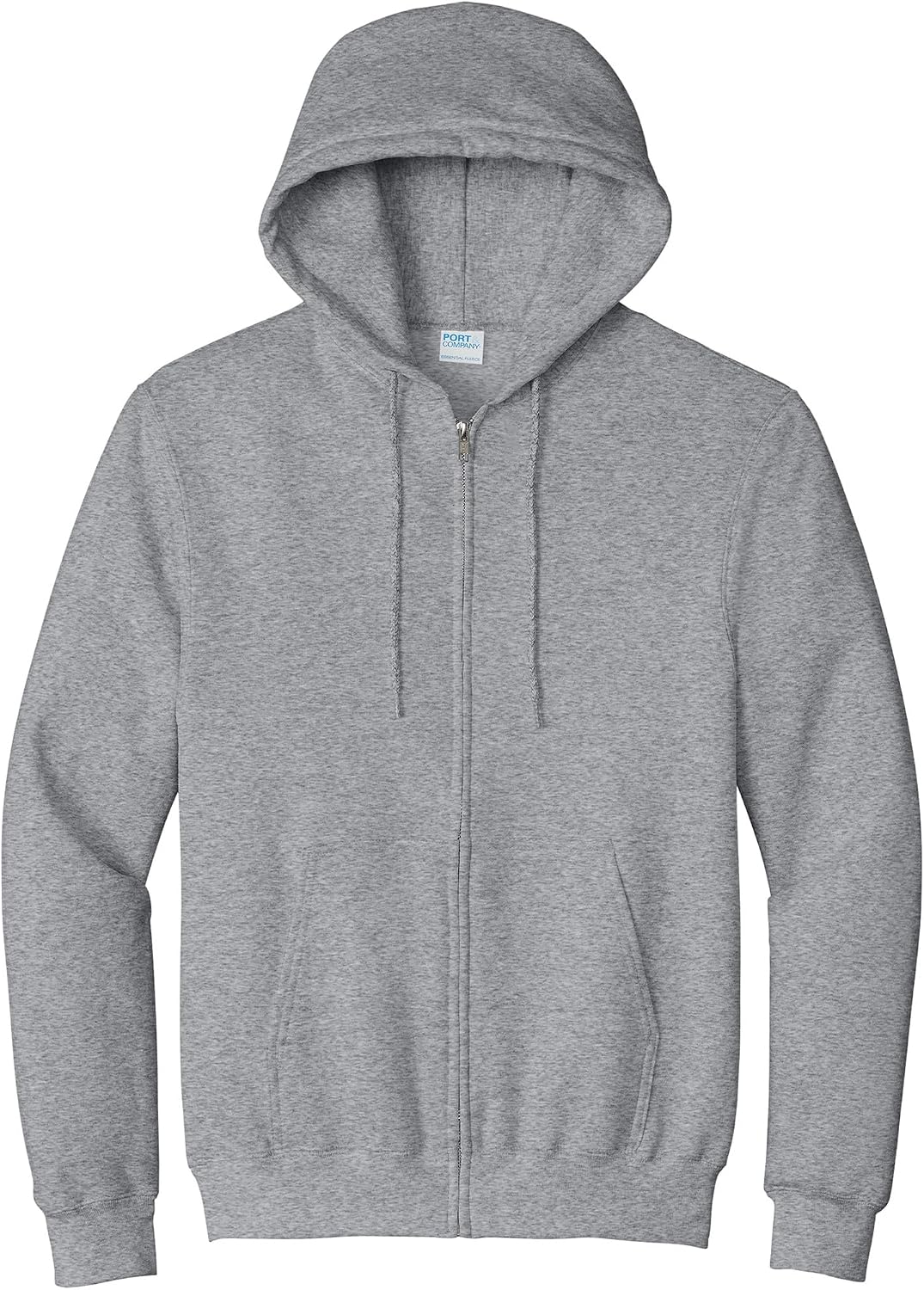 Port & Company Tall Essential Fleece Full-Zip Hooded Sweatshirt. PC90ZHT