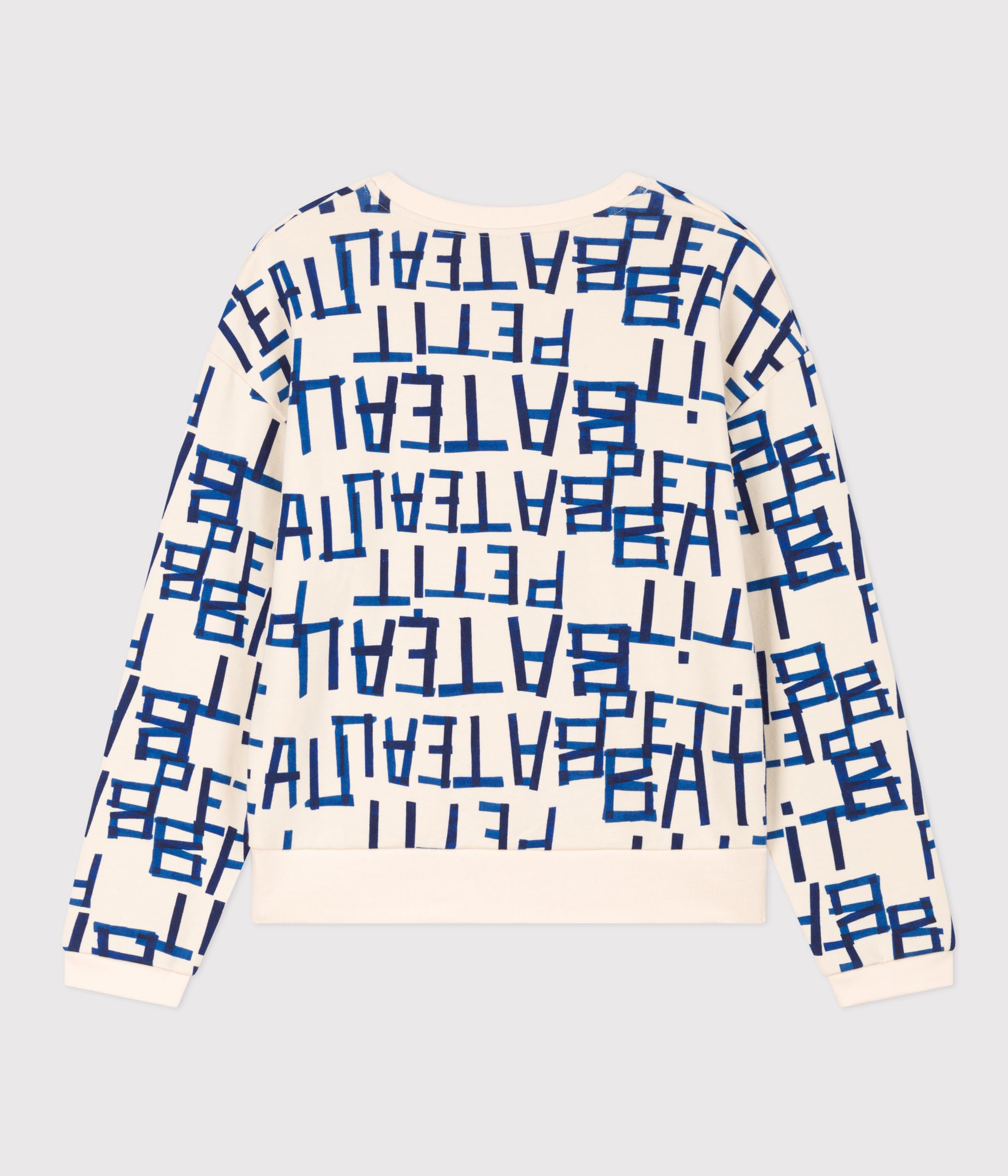 Bluza damska Petit Bateau, Avalanche White/Multico, L