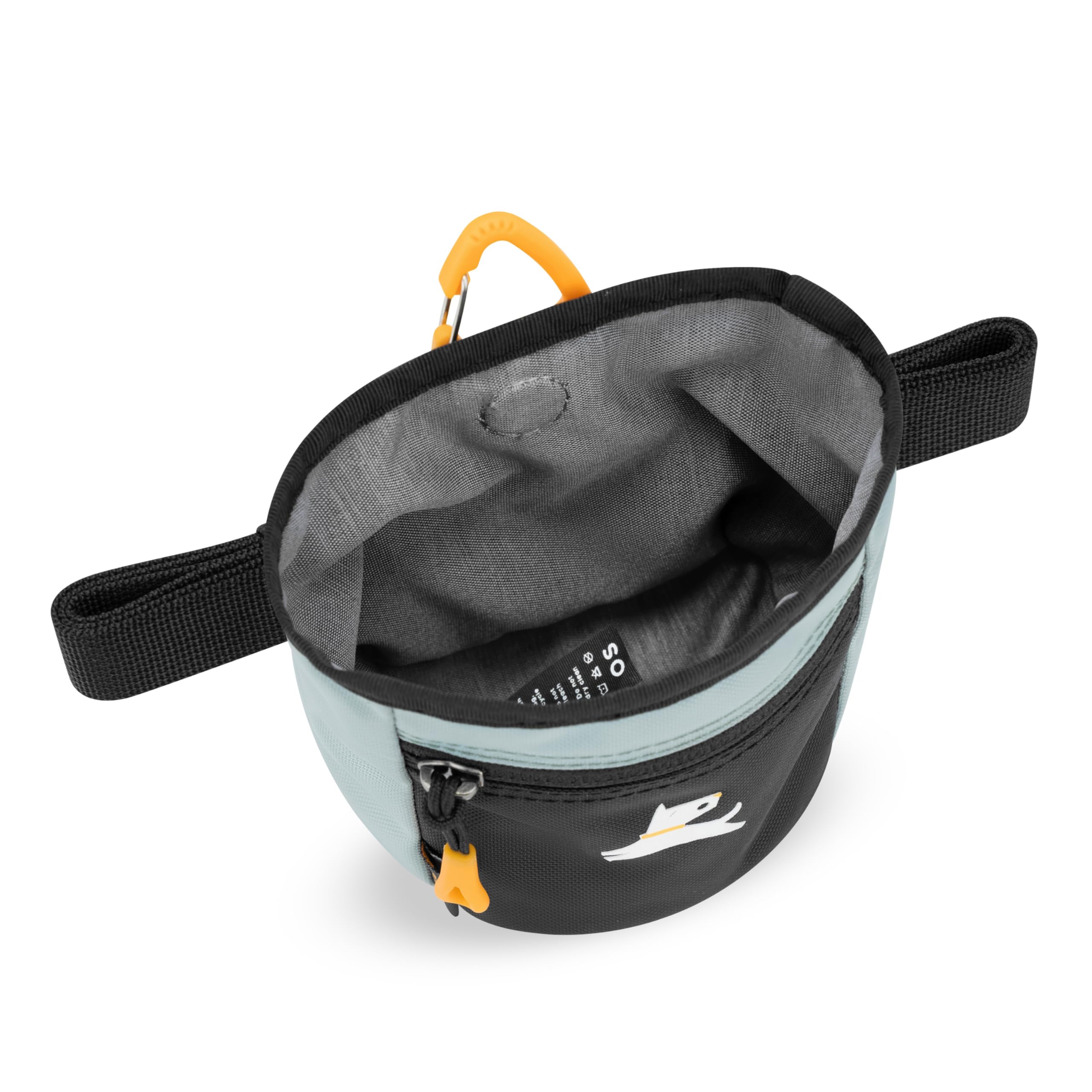 OllyDog Goodie Sac à friandises pour chien, clip ceinture pour entraînement mains libres, fermeture magnétique, dressage et aide au comportement, trois façons de le porter (Sainte-Lucie)