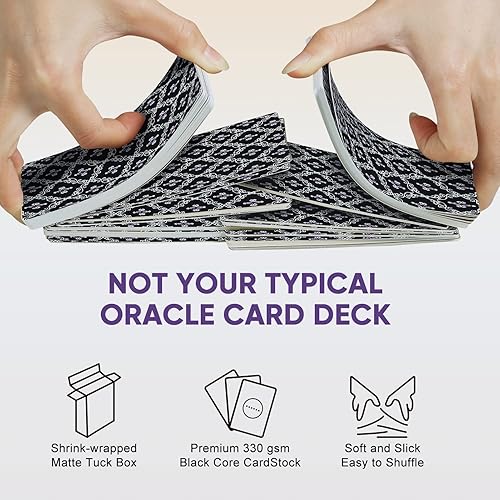 Miniatura 3 de Cartas de tarot para principiantes, cartas de tarot simples e intuitivas, baraja de adivinación para lectores expertos, cartulina suave con barajas