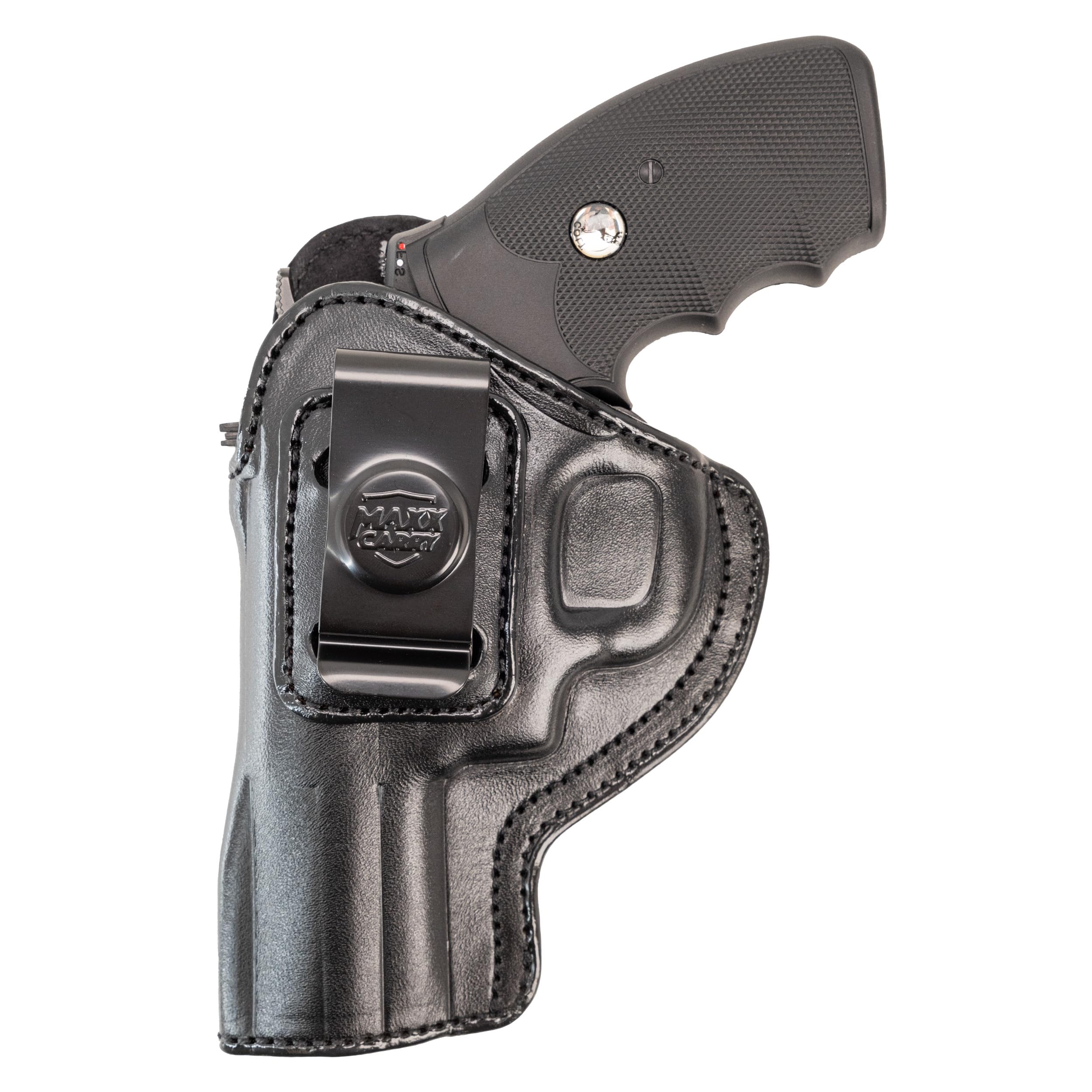 IWB Genuine Leather Gun Holster, Conceal Carry, Fits Most K & L 6 Shot Revolvers in a 2", 3" & 4" Barrel Length .38|357|9|44cal. Ruger SP101, Python, 357 Magnum.