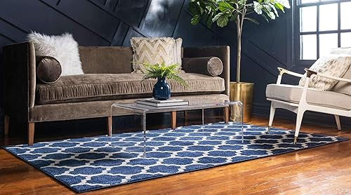 Vista 75 de Unique Loom Trellis Collection - Alfombra estilo marroquí de enrejado gris oscuro (8' 0 pies x 11' 0 pies)