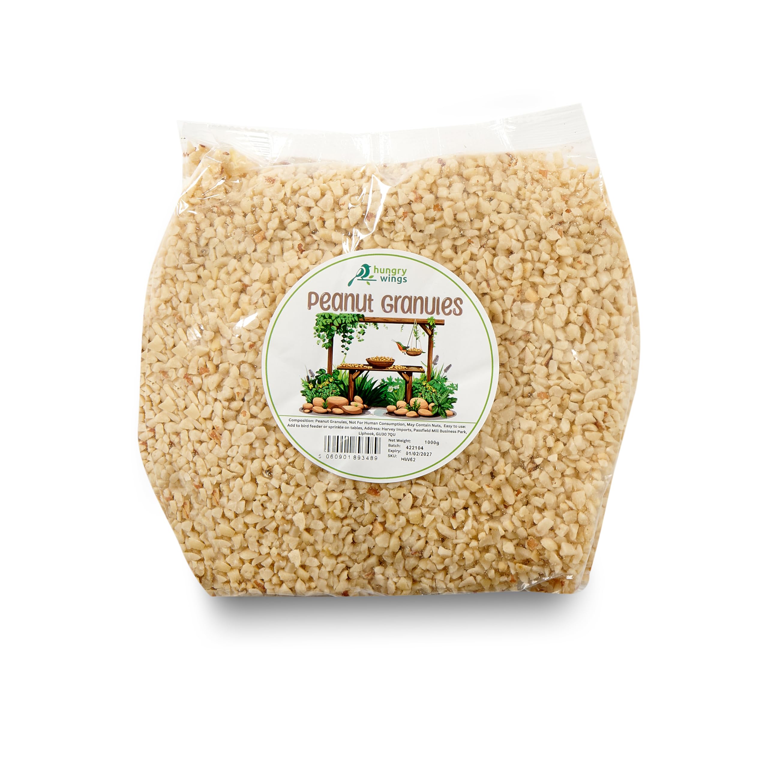 Hungry Wings Peanuts Granuels 1Kg
