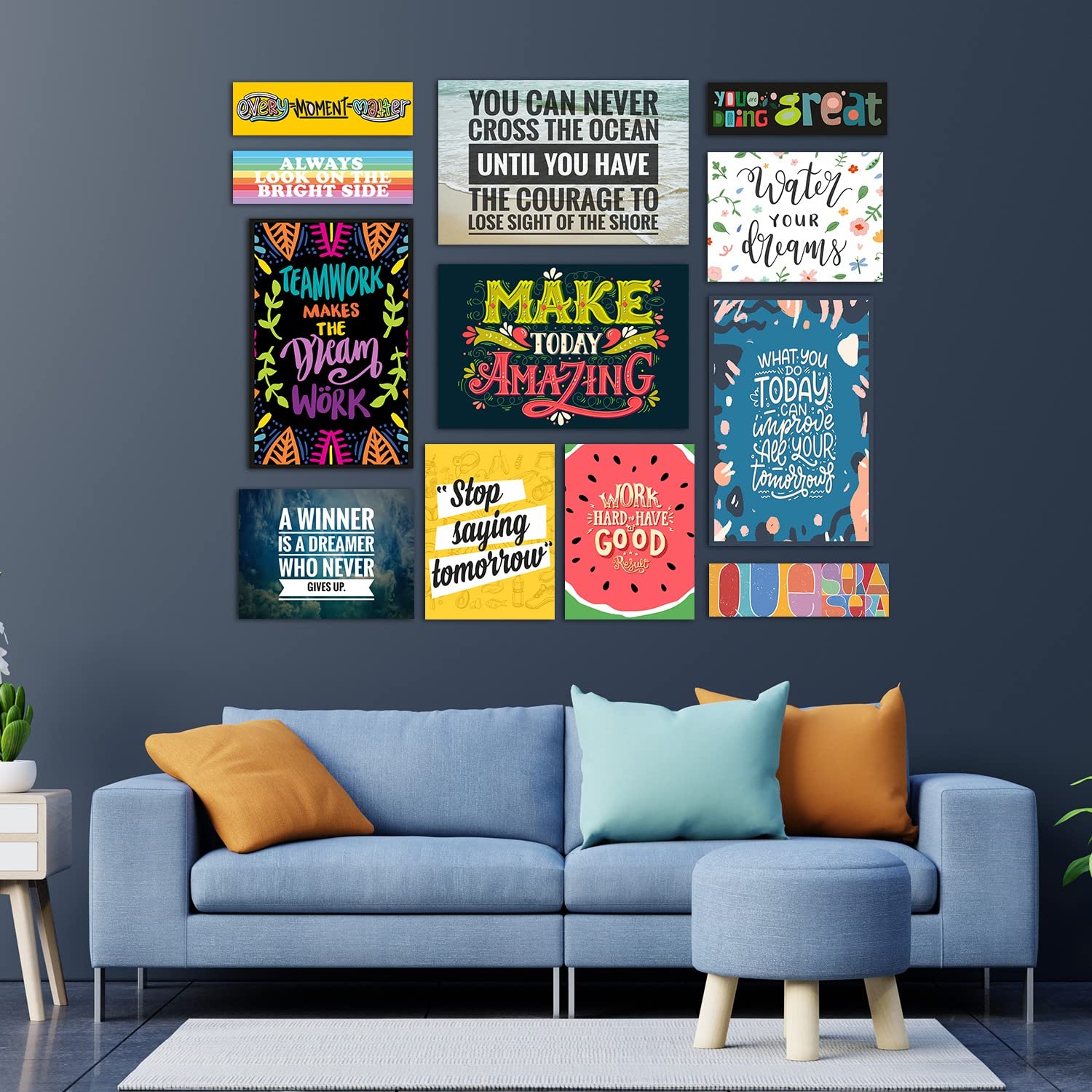 PAPER PLANE DESIGNQuote and Motivational Posters 12X18 (FRAMED OFFICE POSTERS)