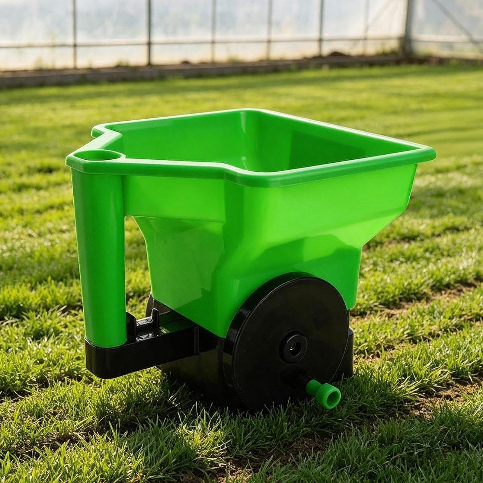 Spandiconcime Manuale, Attrezzo da Giardino Resistente con Impugnatura Ergonomica in PP per Un Facile Utilizzo Durante La Concimazione di Giardini, Pr, Verde