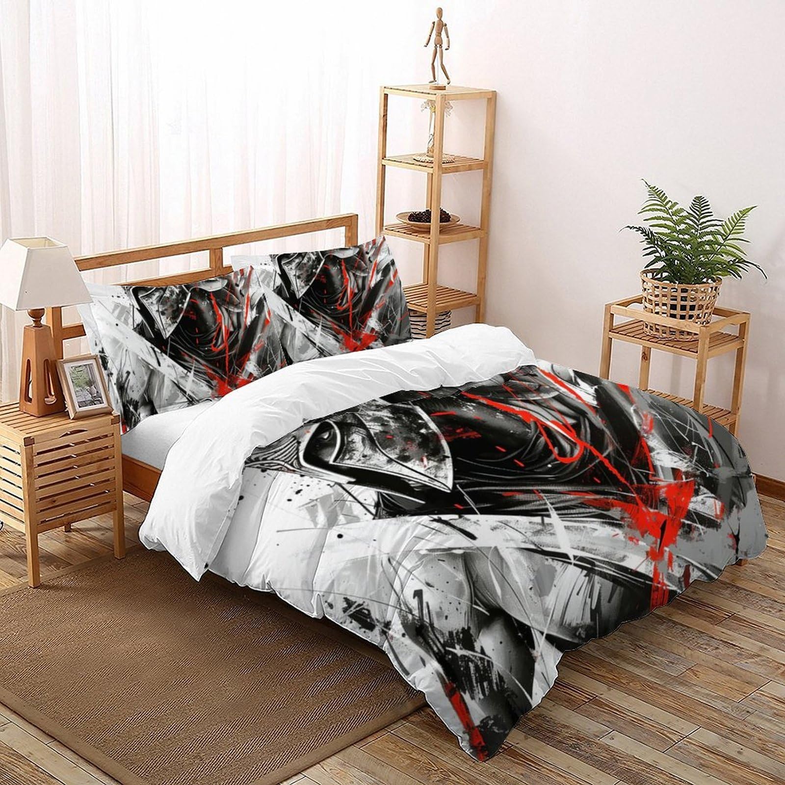 Literie housses de couette simple 3D enfants 2 pièces taille Super King