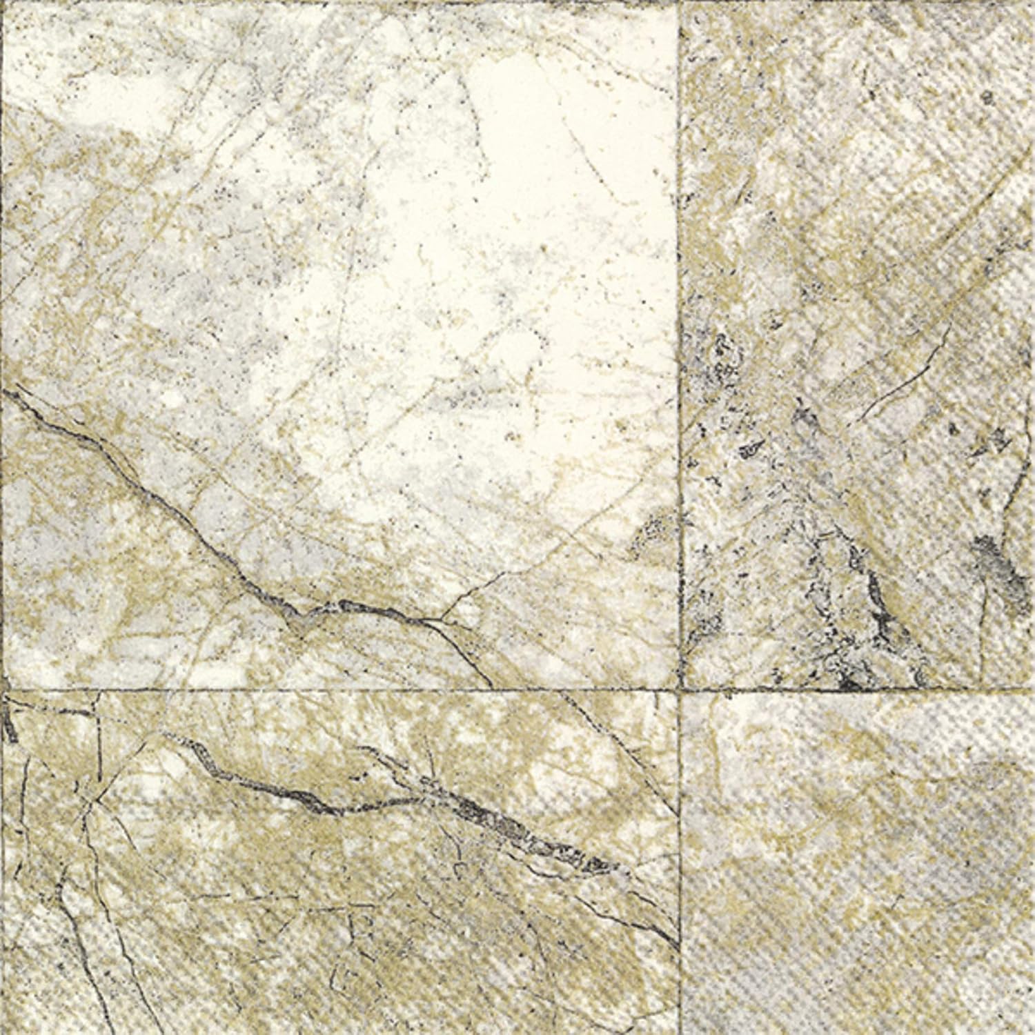 IHR 20 Luxury Paper Cocktail Napkins- Lapis (Gold)