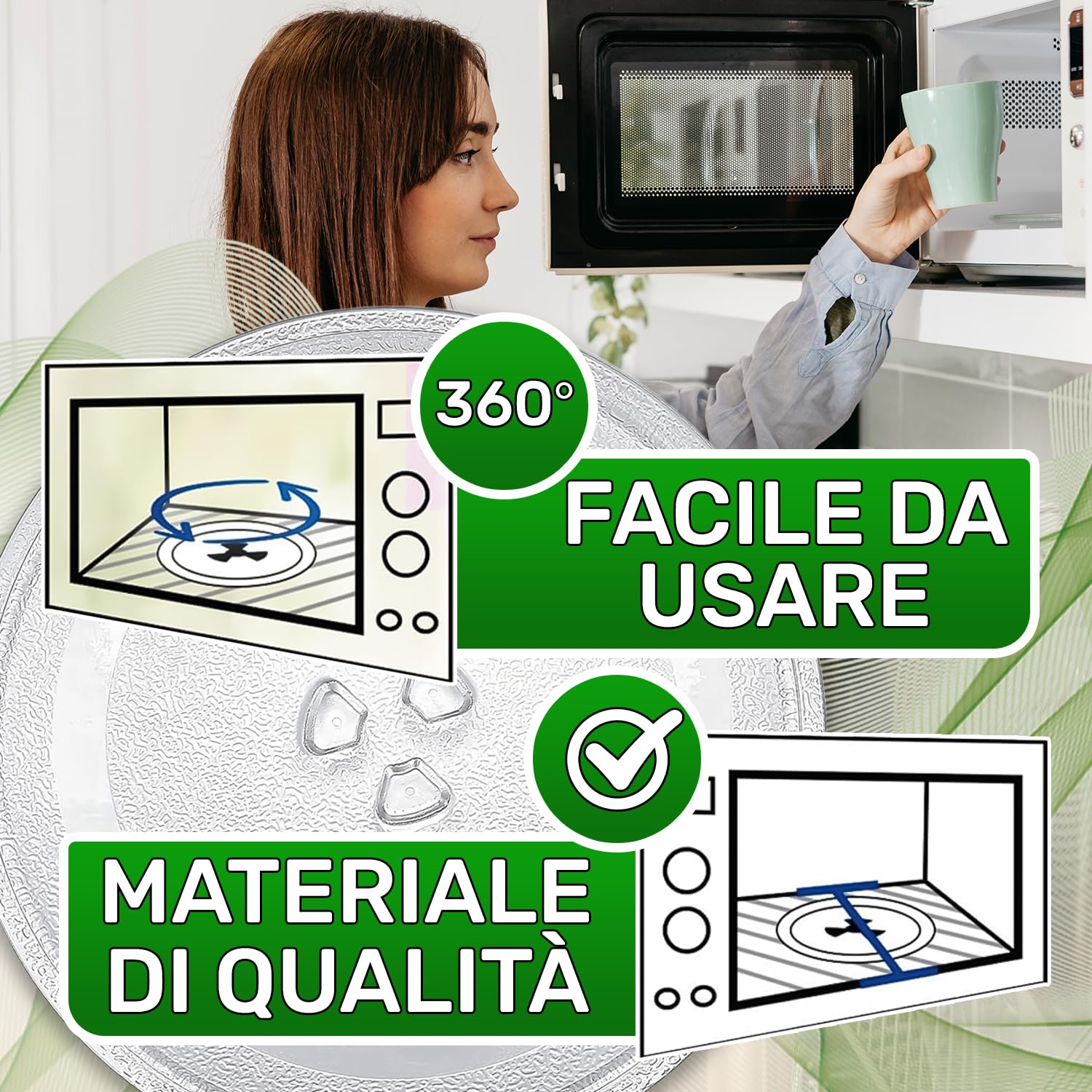 Piatto Di Vetro Diam. 28,8 Cm - Forni A Microonde - SAMSUNG - 38818