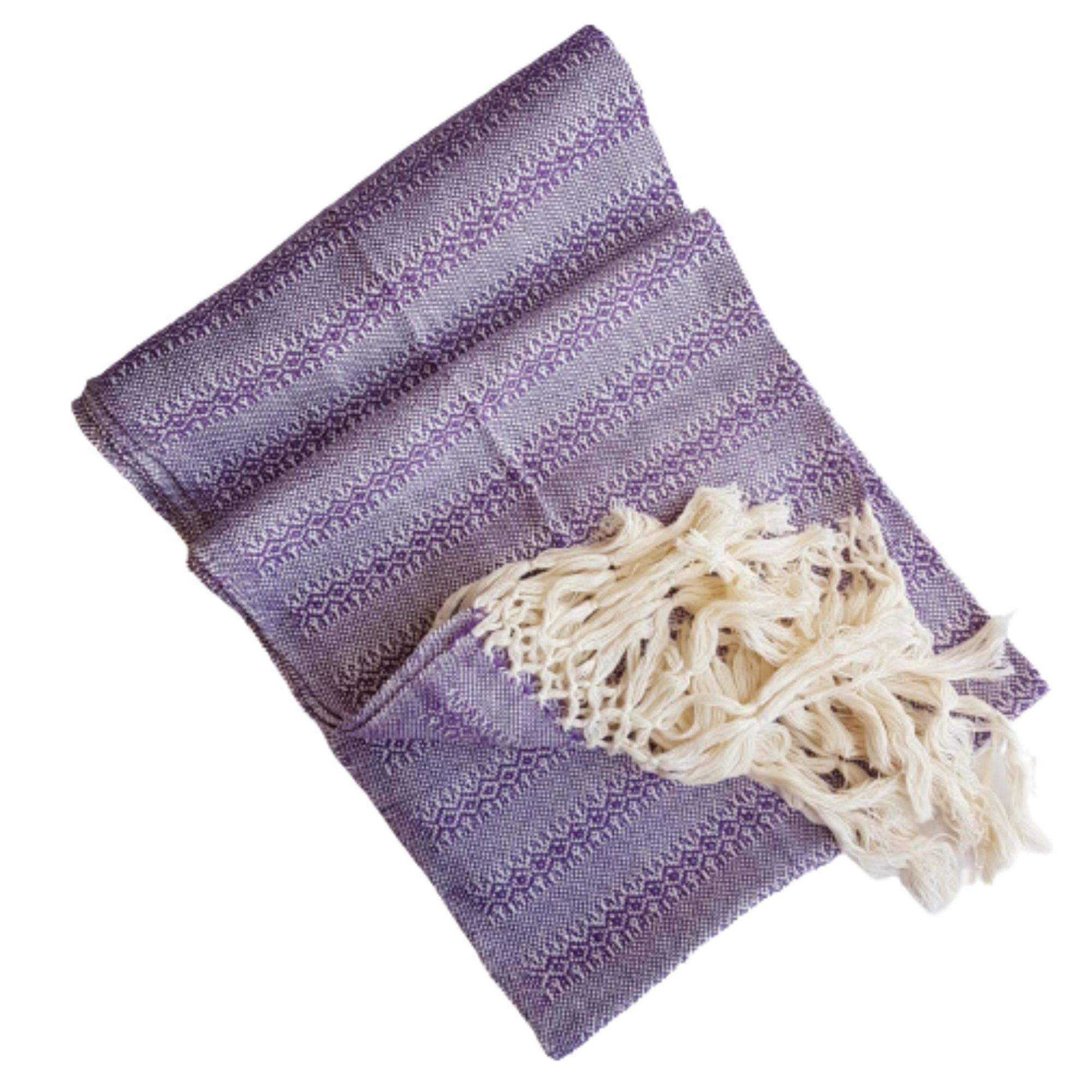 Baby Trapoz Mexikanischer Rebozo-Schal, ideal für die natürliche Geburt, Doula-Massage, 300 cm, Violett