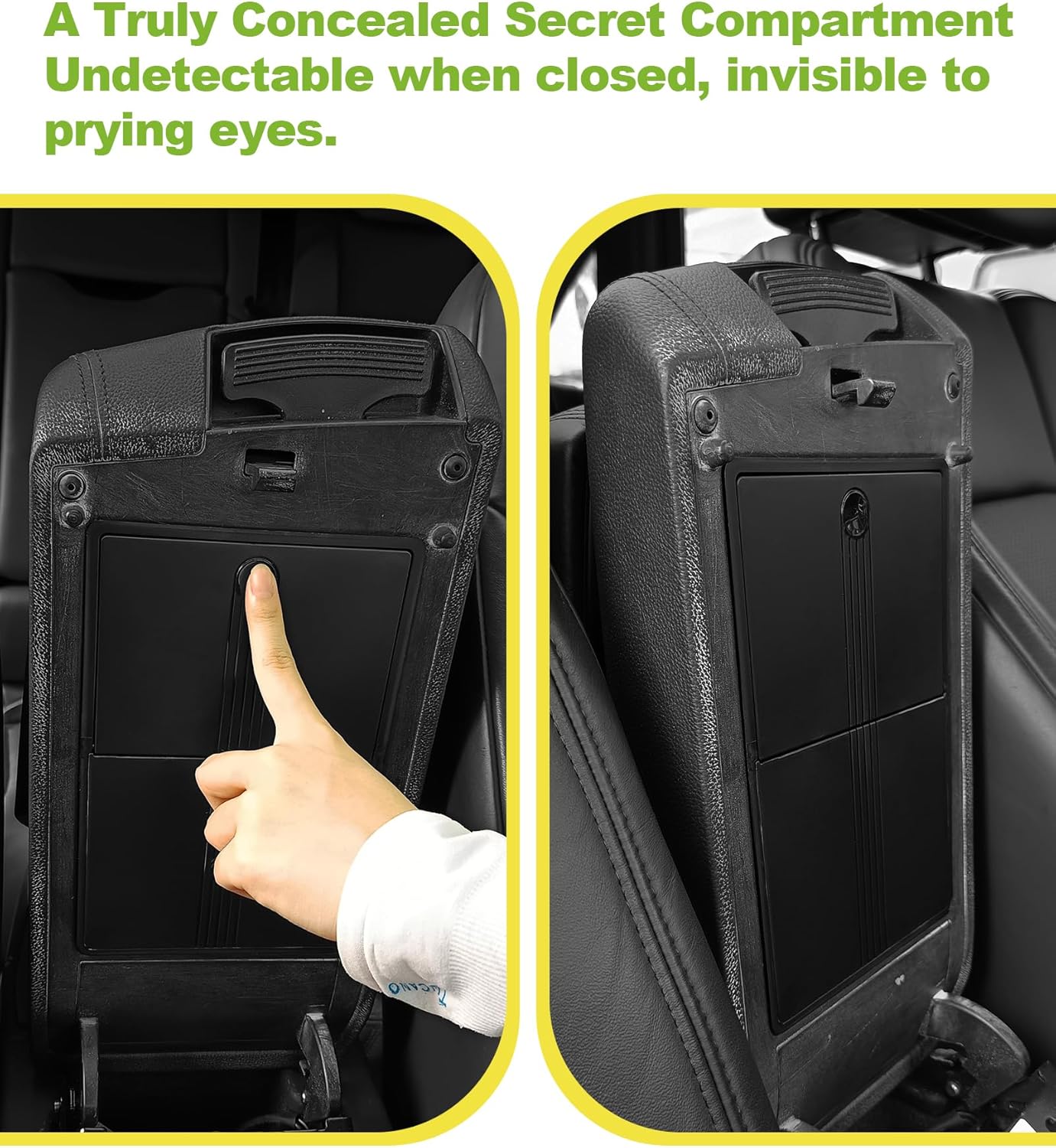 Center Console Organizer for Hyundai Sonata 2015 2016 2017 2018 2019 Armrest Hidden Storage Box Lid Secret Compartment Interior Accessories