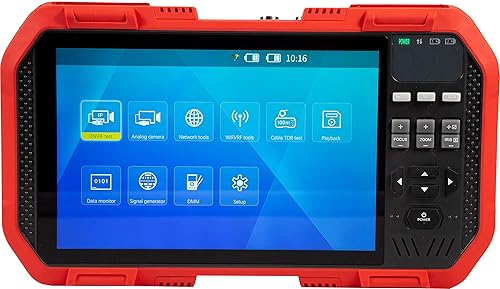 Miniatura 15 de Triplett 8075 CamView IP Pro-X - Probador de cámara CCTV con PoE, servidor DHCP incorporado y pantalla táctil TFT de 7 pulgadas - NTSC/PAL, HD-CVI
