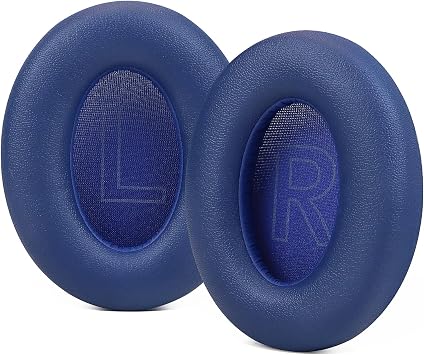 Replacement Earpads for Anker Soundcore Life 2 / Q20 / Q20+ / Q20 BT HeadsetNot fit Life 2 NEO Model,Ear Pads Cushions with Noise Isolation Memory Foam,Soft Protein LeatherBlue