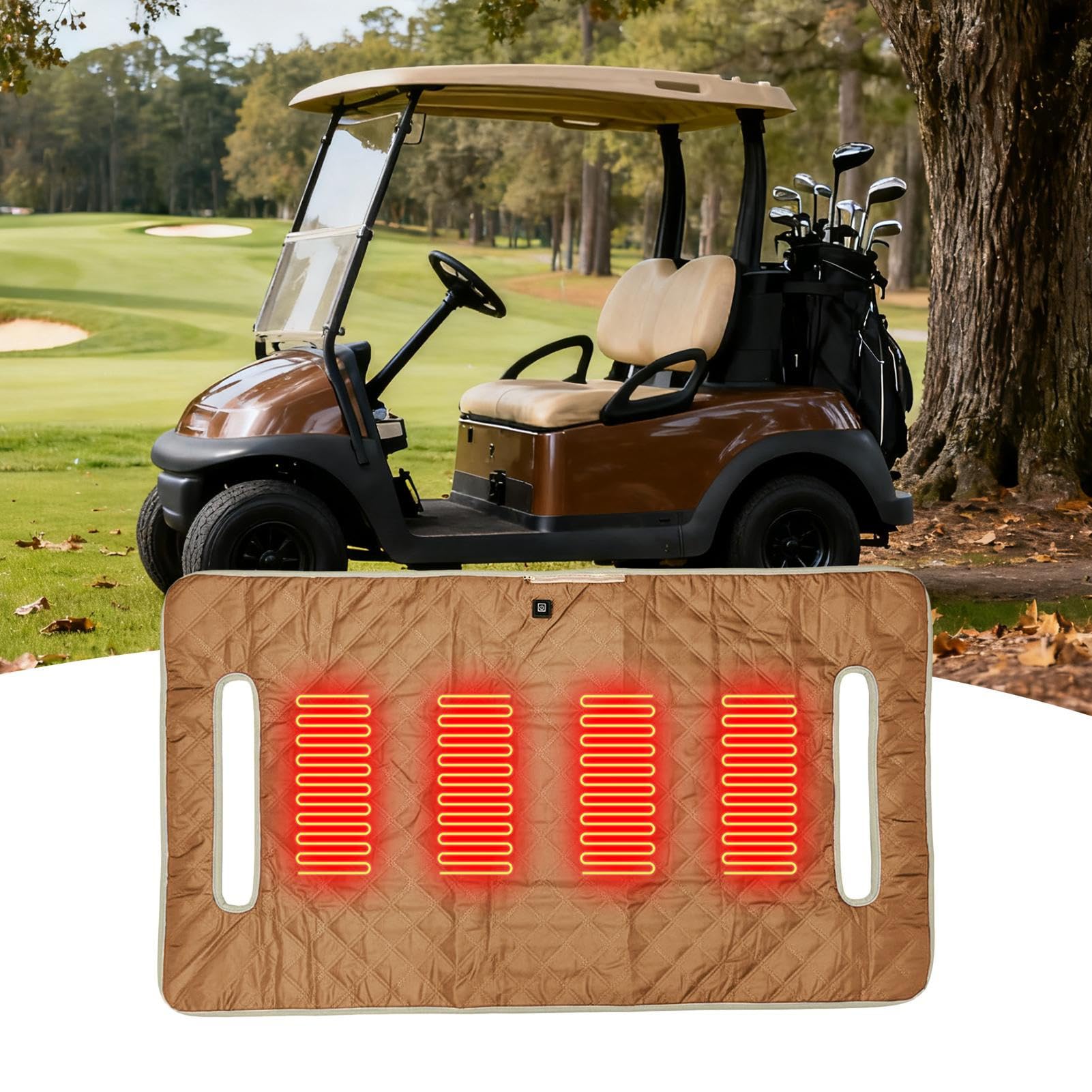 Pokrowce Na Fotele Wózka Golfowego Wodoodporne Miękkie I Komfortowe | Wodoodporny Ręcznik Poduszka Dla Mężczyzn i Kobiet Sport Outdoor