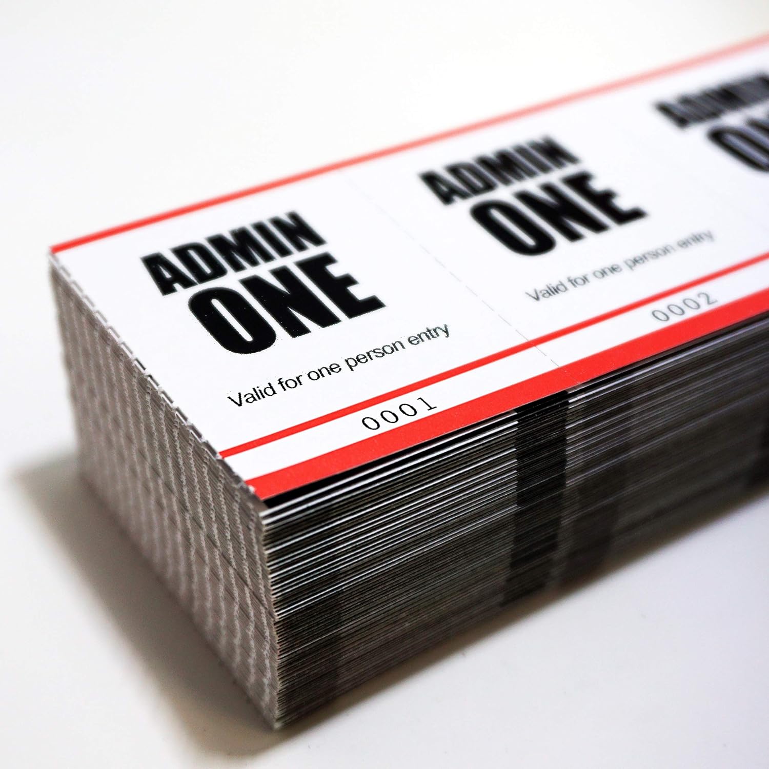 Admin One Tickets - Fast & Affordable Event Tickets by MyZone Printing (Gold, 500)