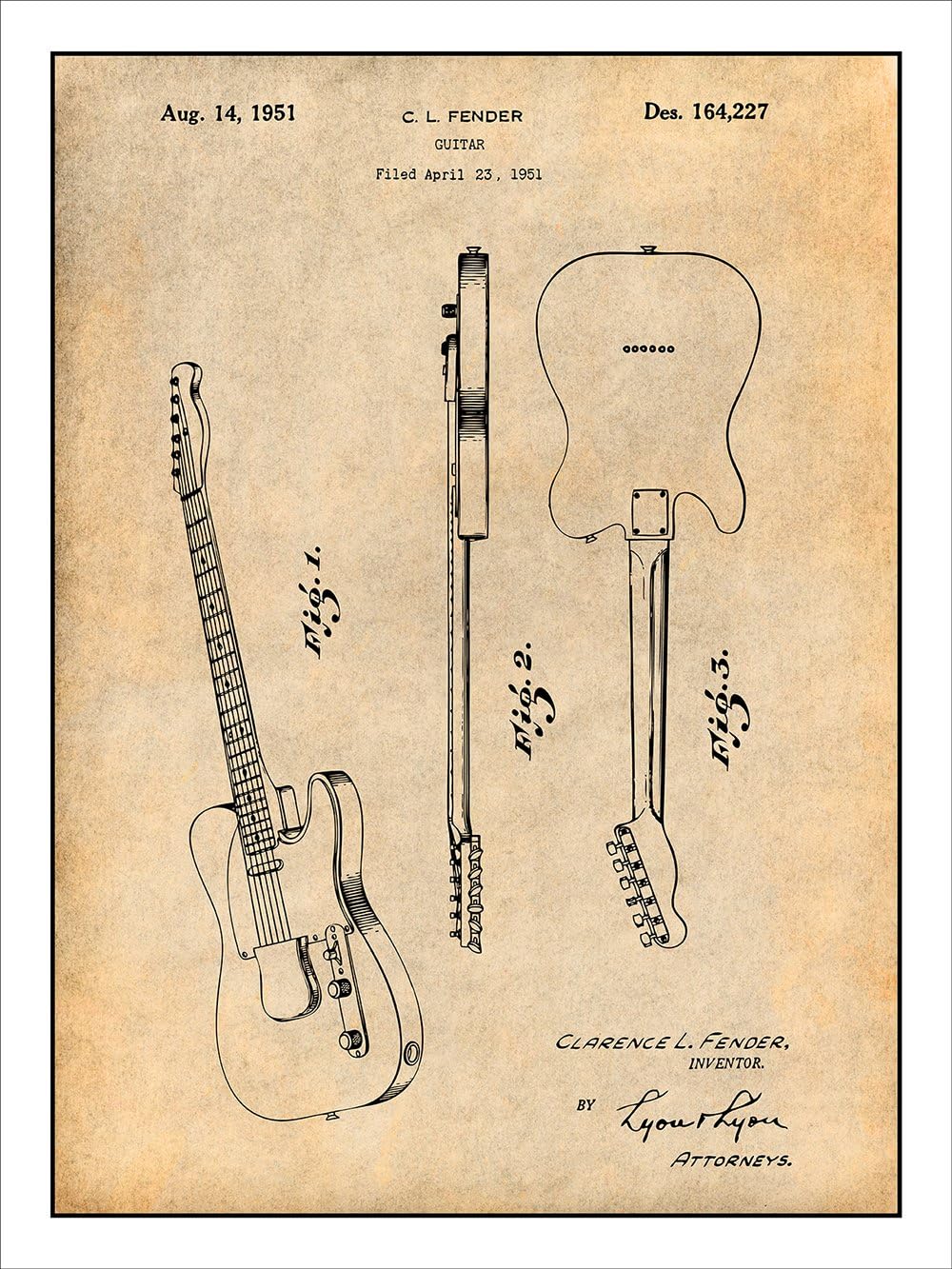 Fender telecaster poster Clearance